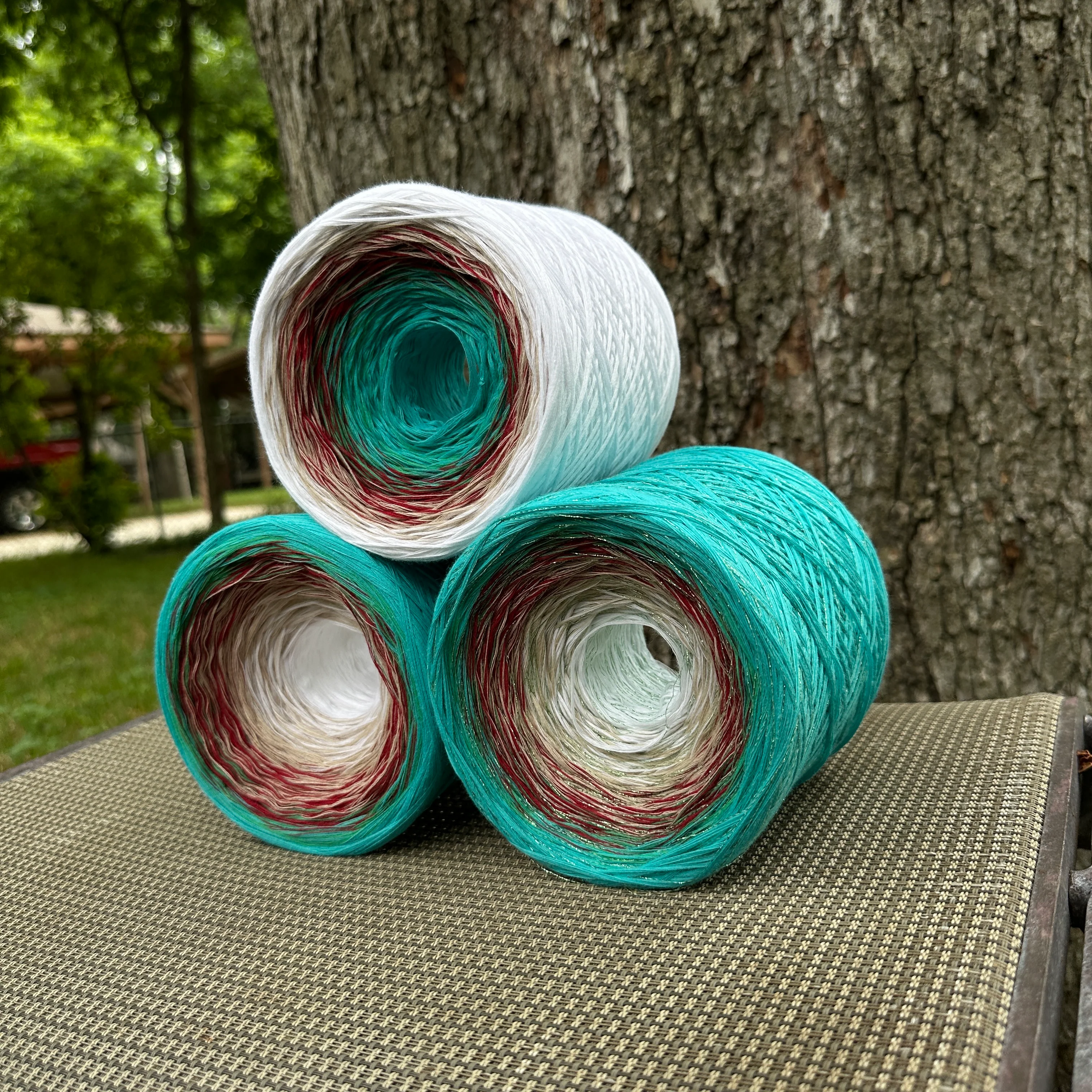 Michi’s Blushing Teal, Gradient Yarn - Image 12