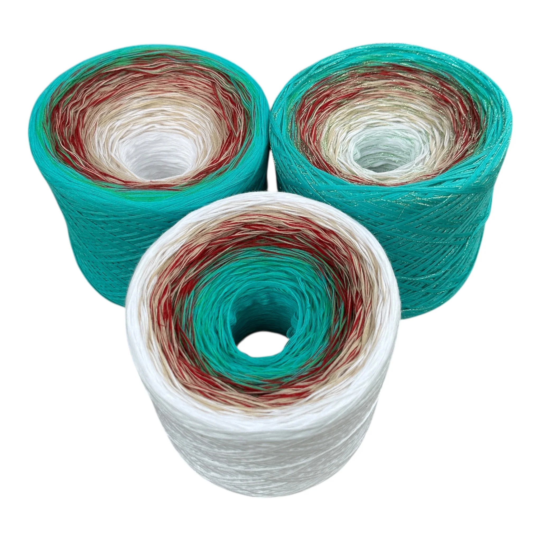 Michi’s Teal Garden, Gradient Yarn