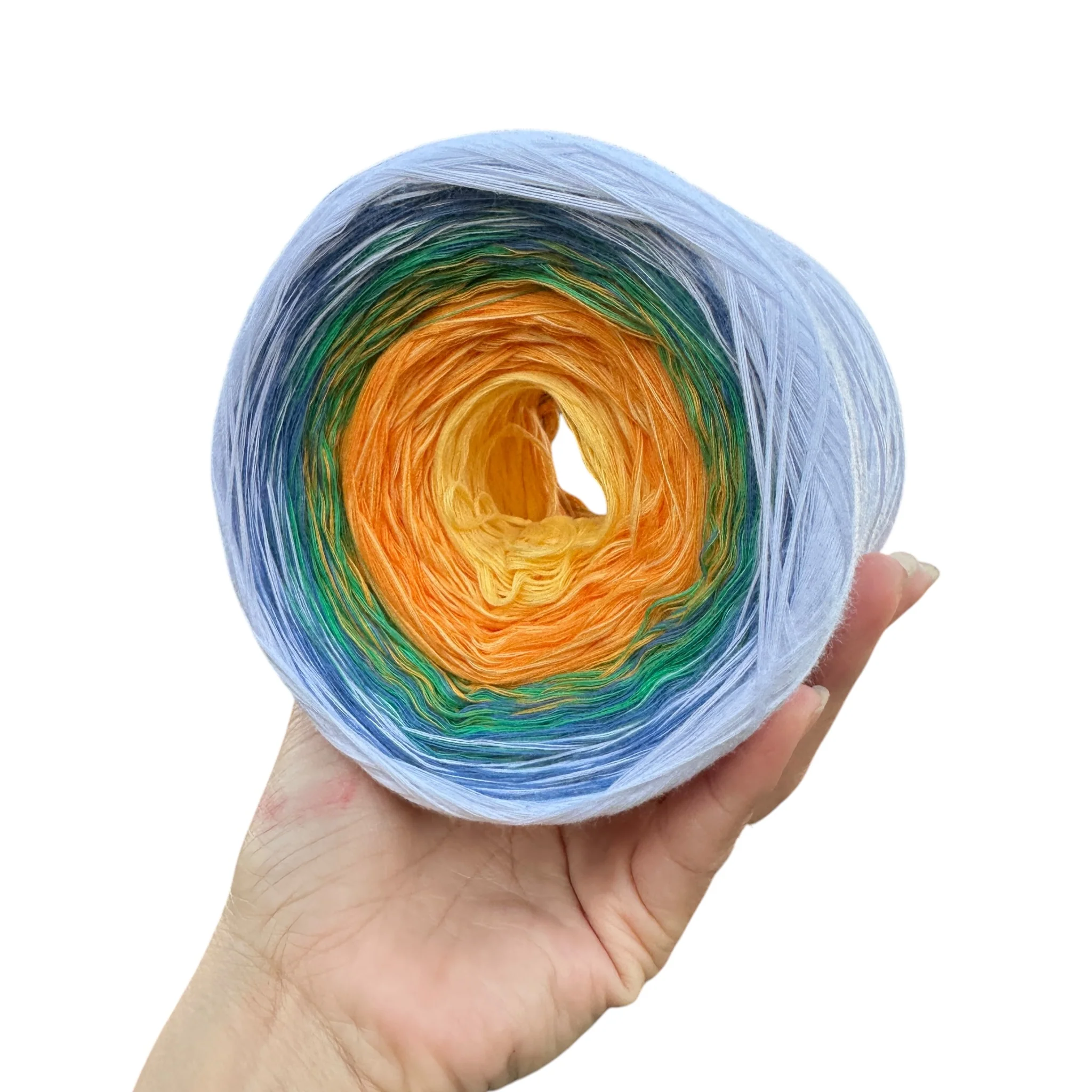 Mid Summer, Gradient Cotton Natural Fiber Yarn - Image 9