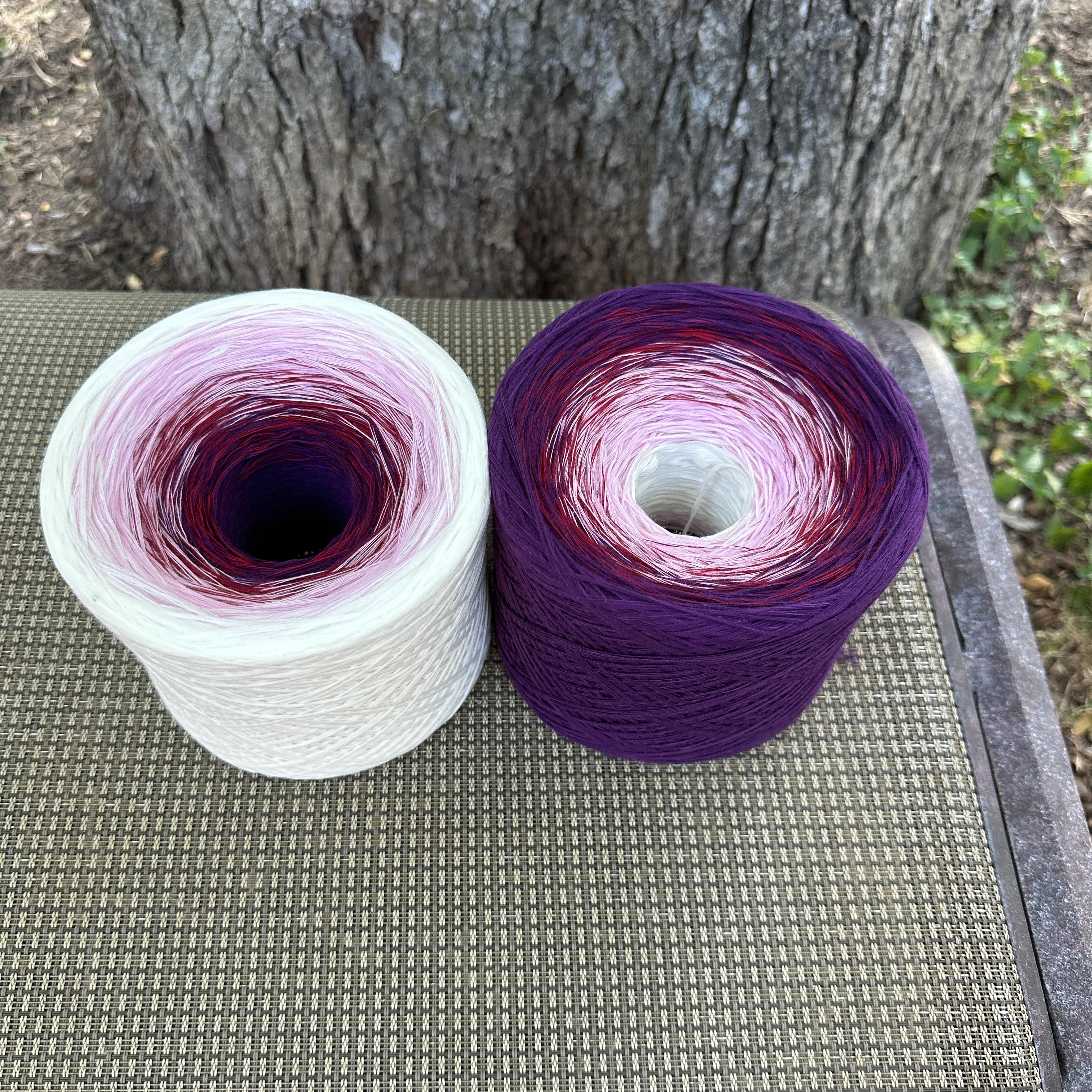 Morning Glory, September Birth Flower, Gradient Cotton Natural Fiber Yarn - Image 10