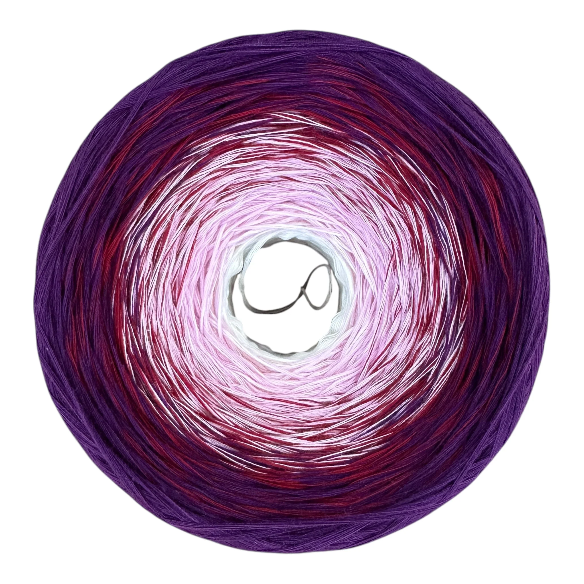 Morning Glory, September Birth Flower, Gradient Cotton Natural Fiber Yarn - Image 3