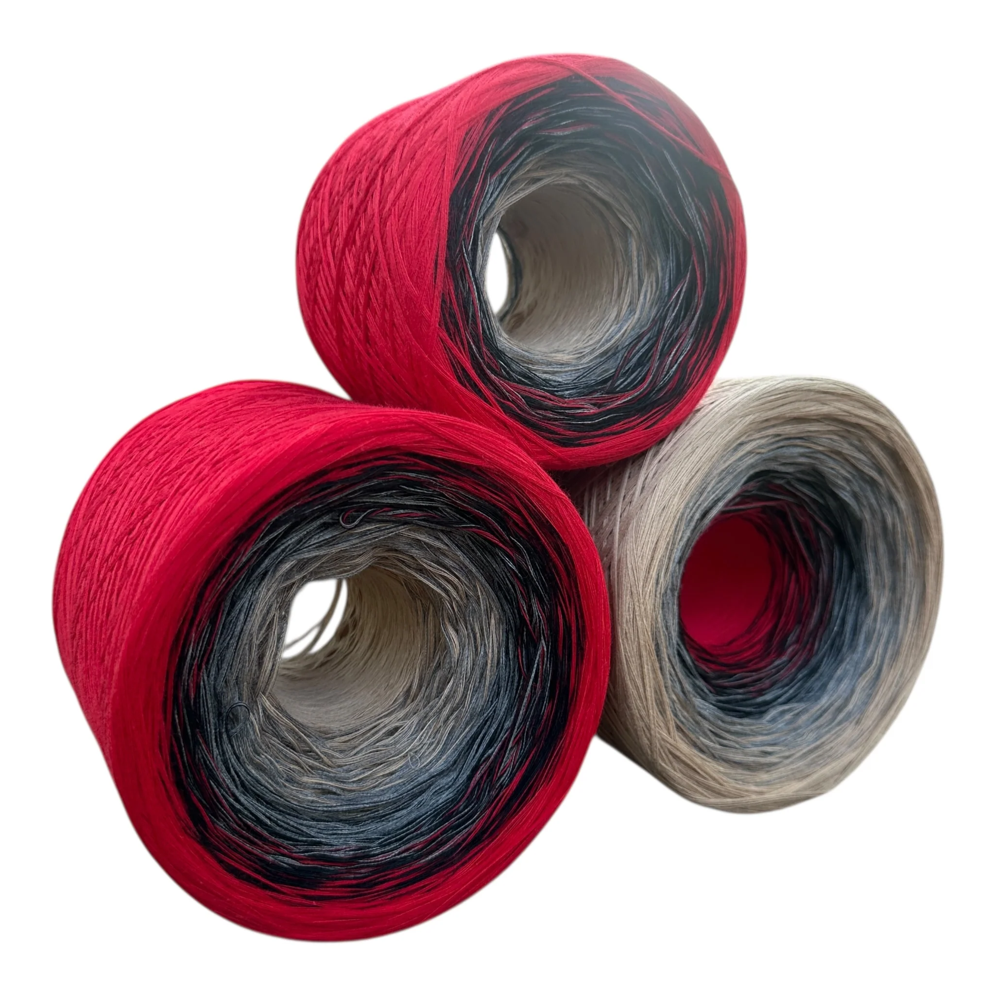 New Poppy, August Birth Flower, Gradient Cotton Natural Fiber Yarn - Image 14