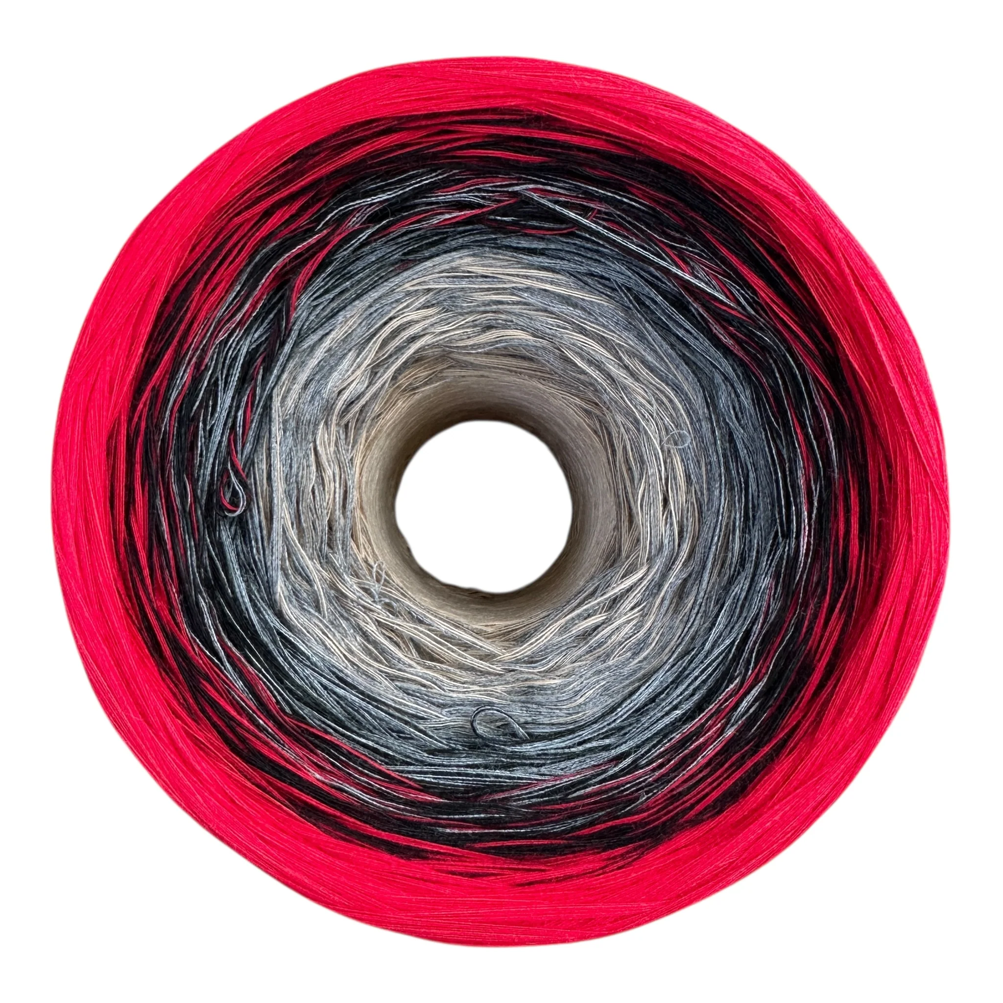 New Poppy, August Birth Flower, Gradient Cotton Natural Fiber Yarn - Image 3