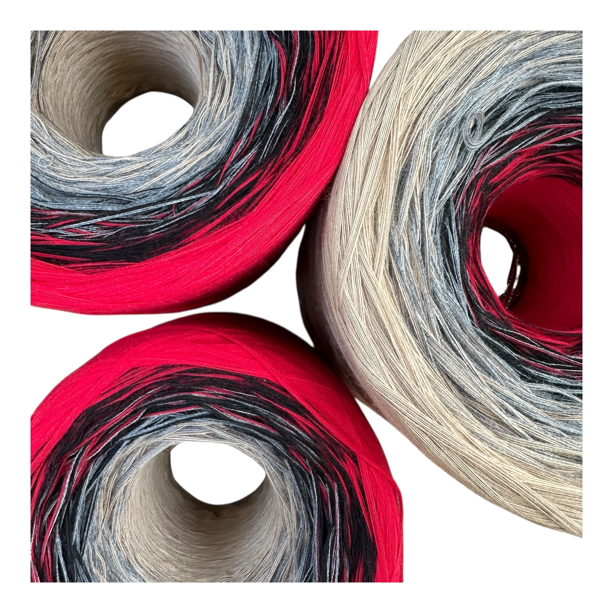 New Poppy, August Birth Flower, Gradient Cotton Natural Fiber Yarn - Image 9