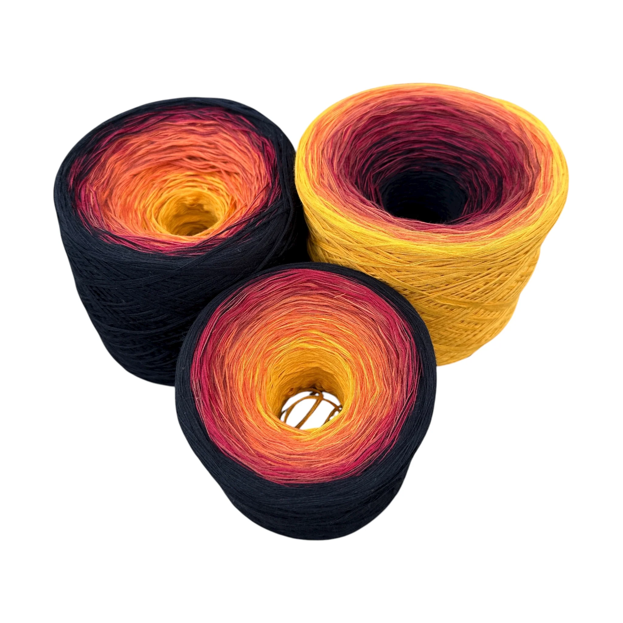 November - Chrysanthemum, Gradient Cotton Natural Fiber Yarn - Image 10