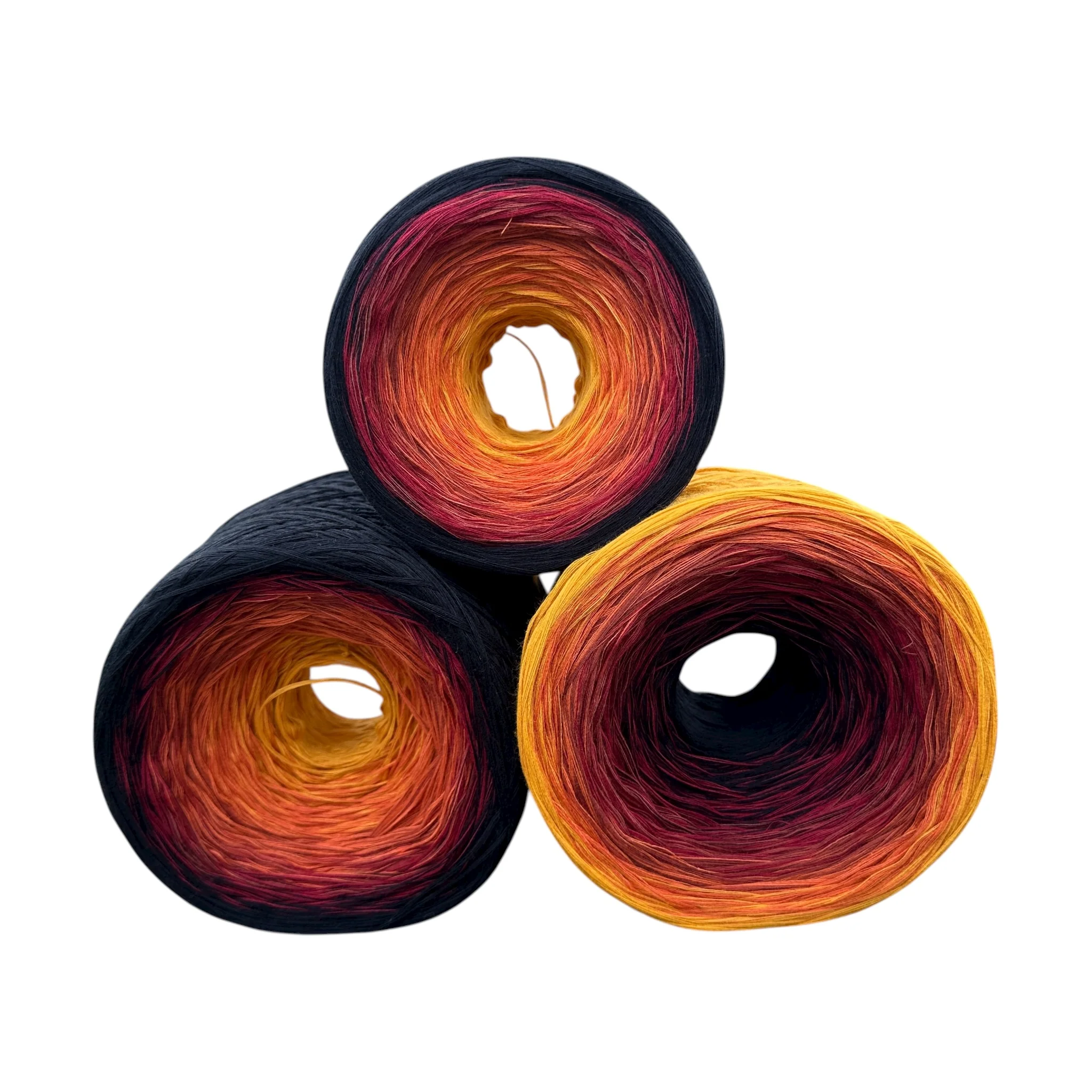 November - Chrysanthemum, Gradient Cotton Natural Fiber Yarn - Image 9