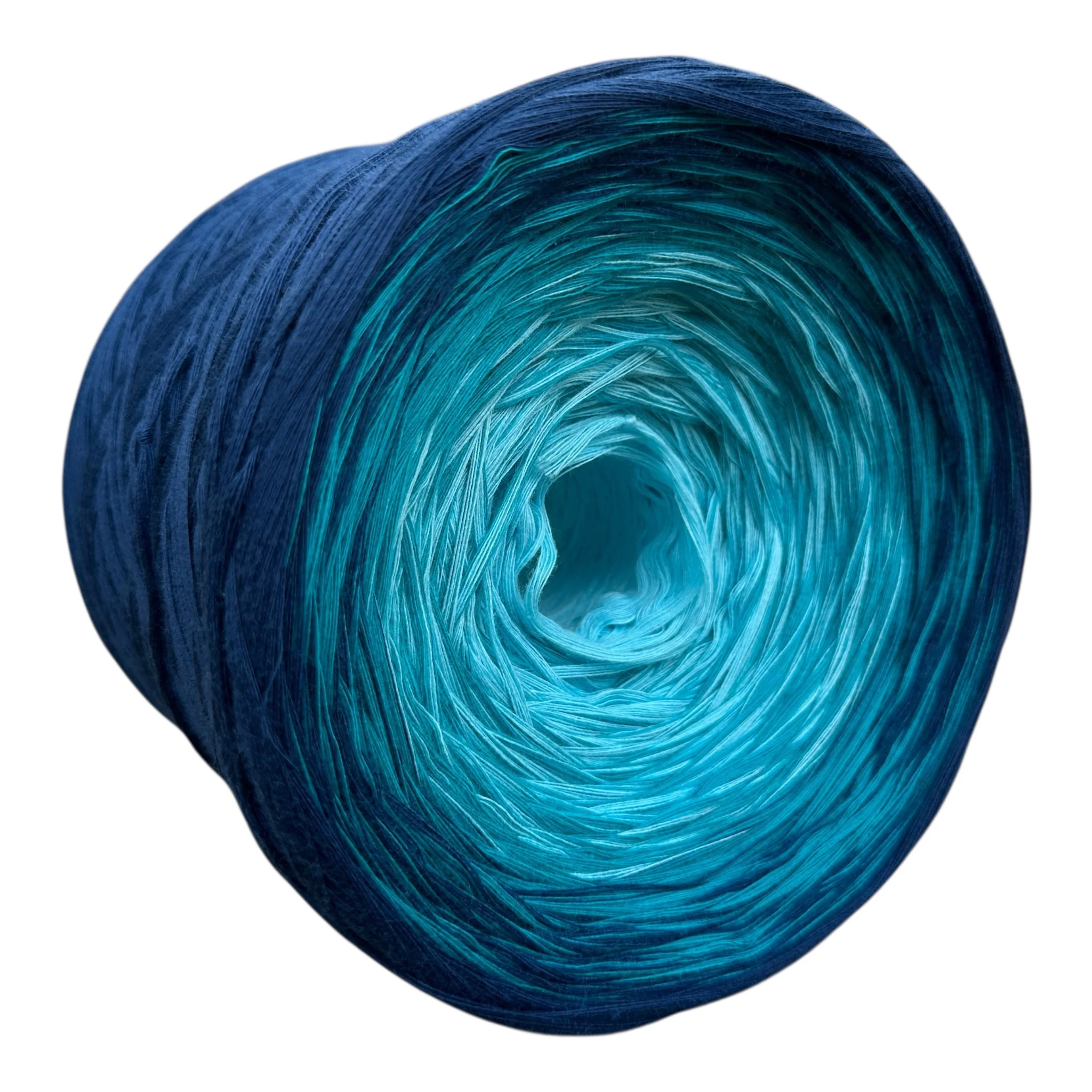 Ocean's Depth, 12ply cotton, Ombre Cotton Natural Fiber Yarn - Image 3