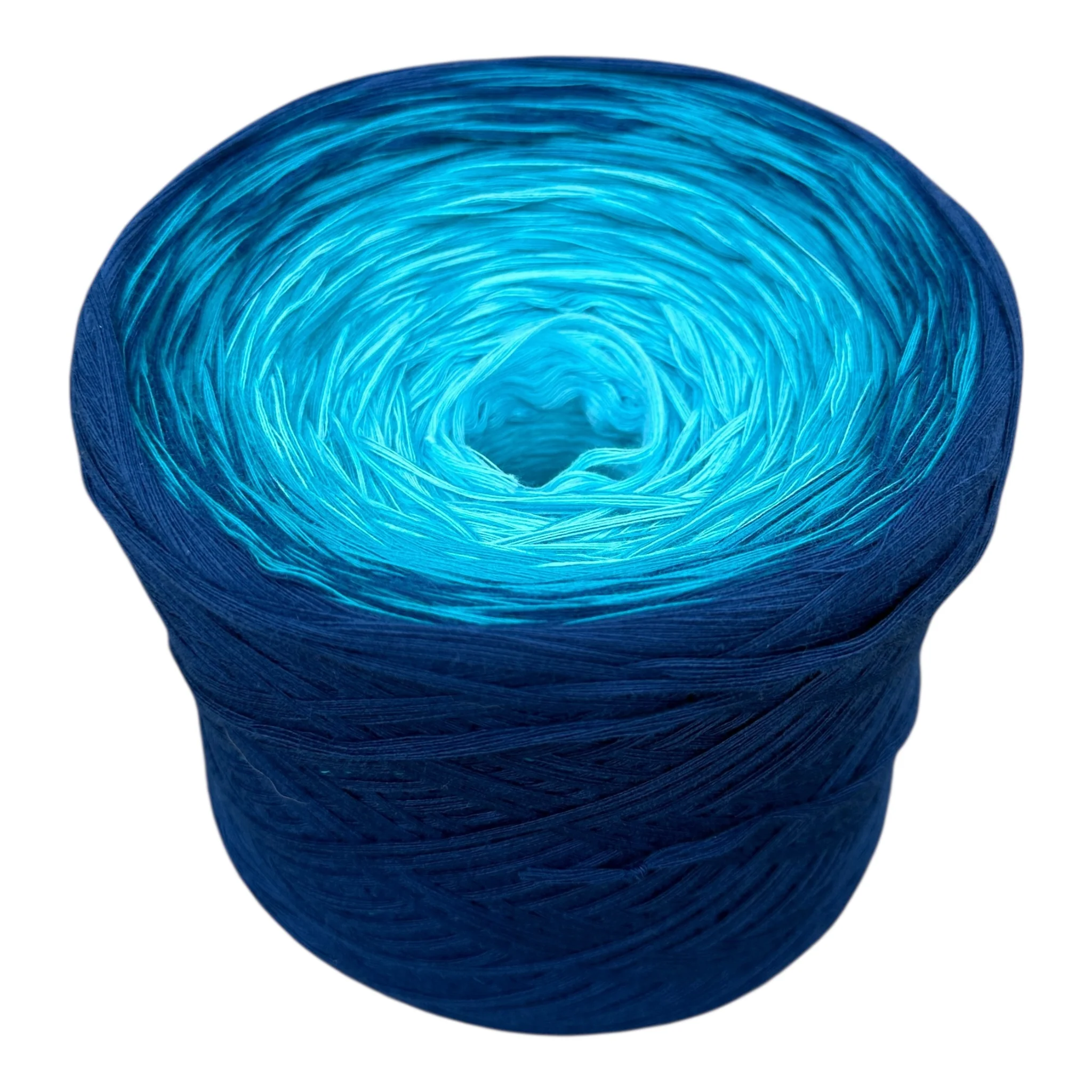Ocean's Depth, 12ply cotton, Ombre Cotton Natural Fiber Yarn - Image 4
