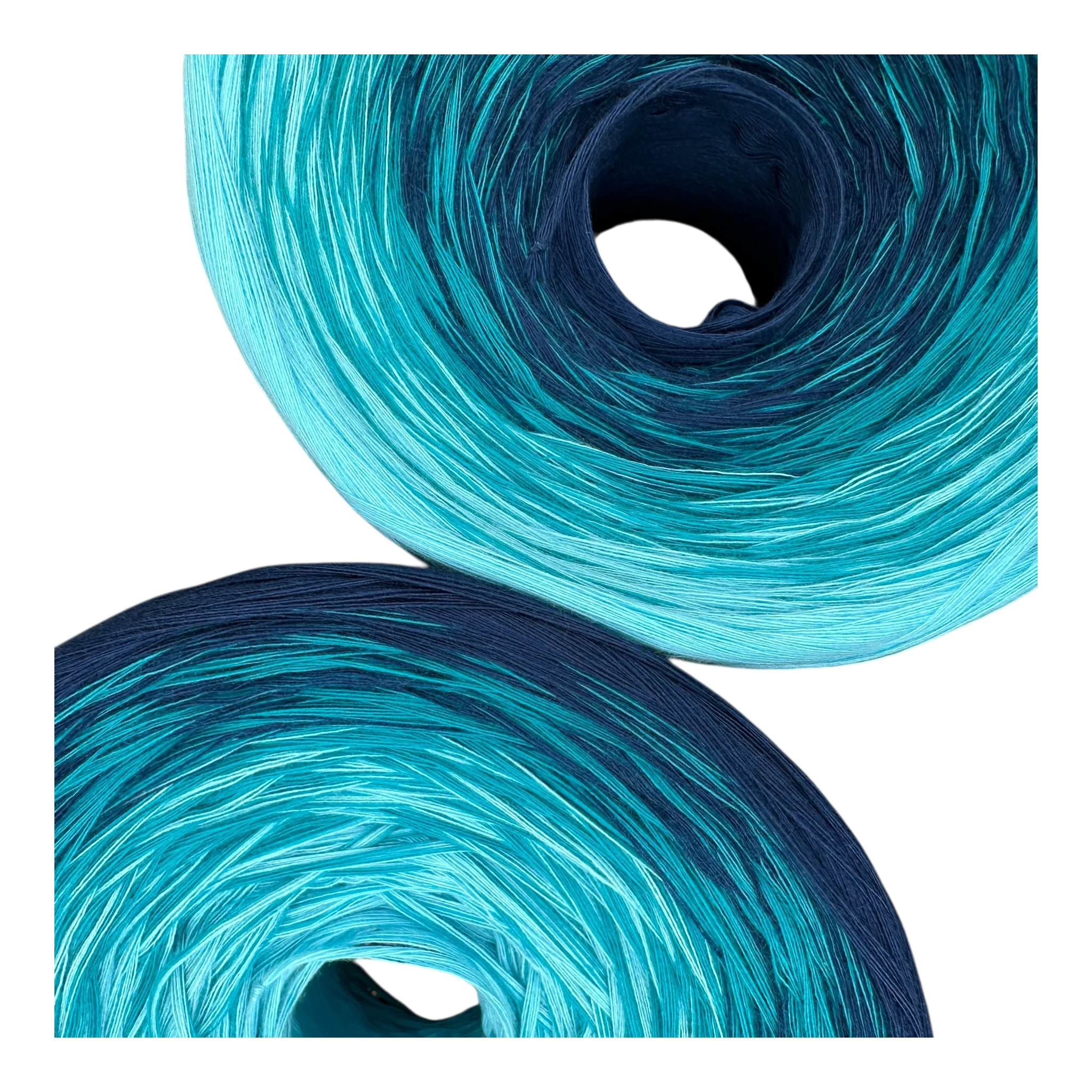 Ocean's Depth, 12ply cotton, Ombre Cotton Natural Fiber Yarn - Image 8