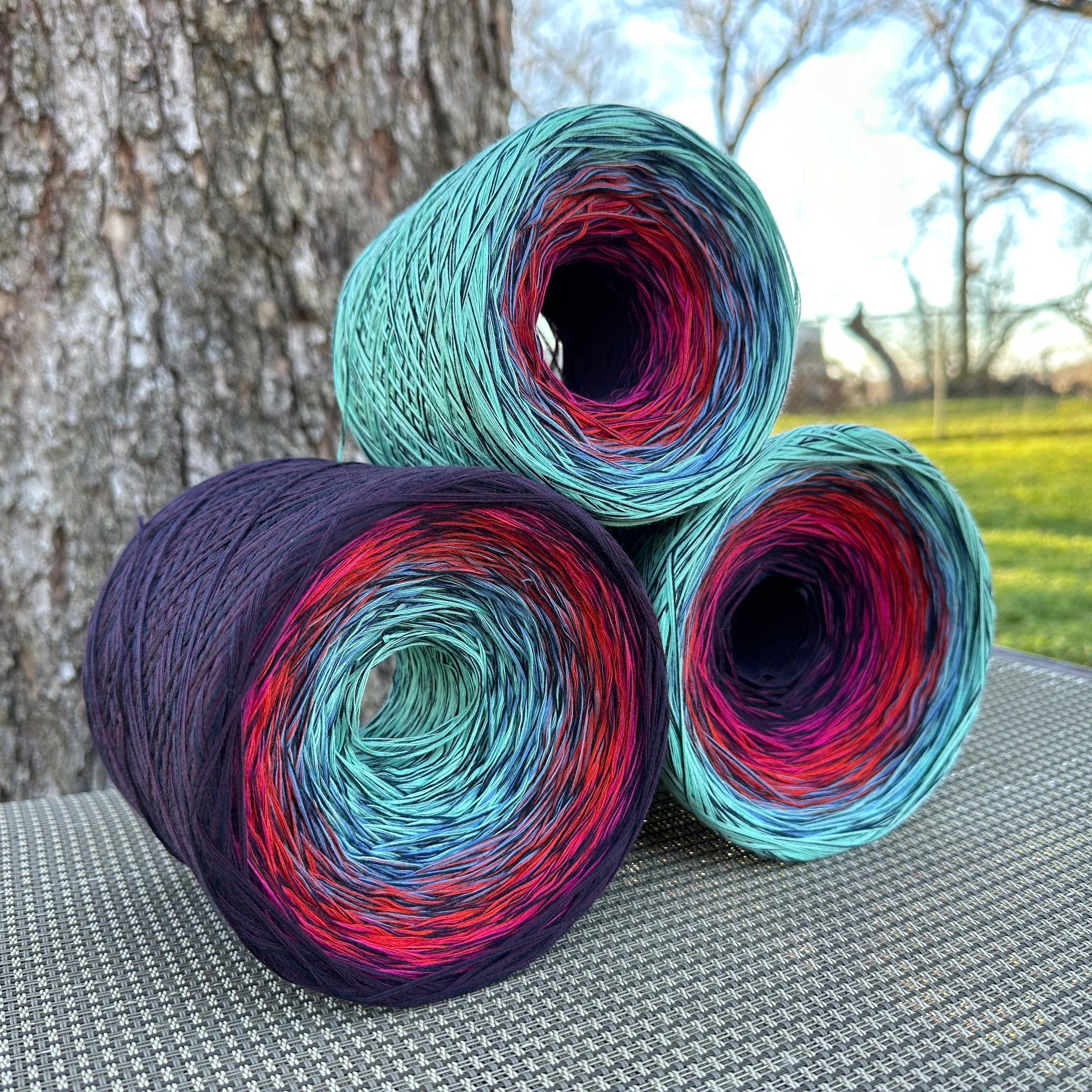 Orion Nebula, Gradient Cotton Natural Fiber Yarn - Image 10