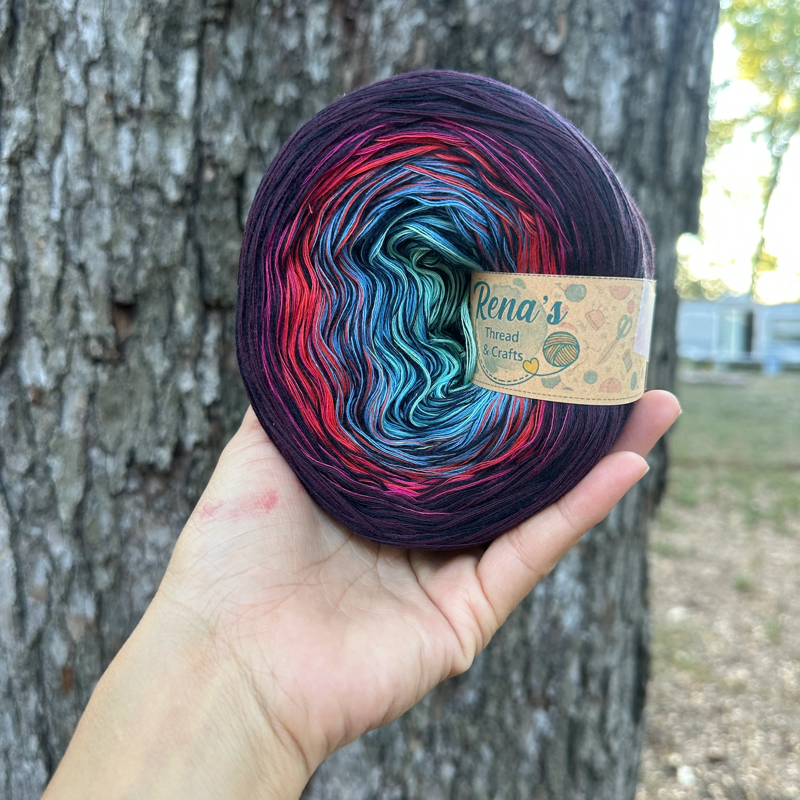 Orion Nebula, Gradient Cotton Natural Fiber Yarn - Image 14