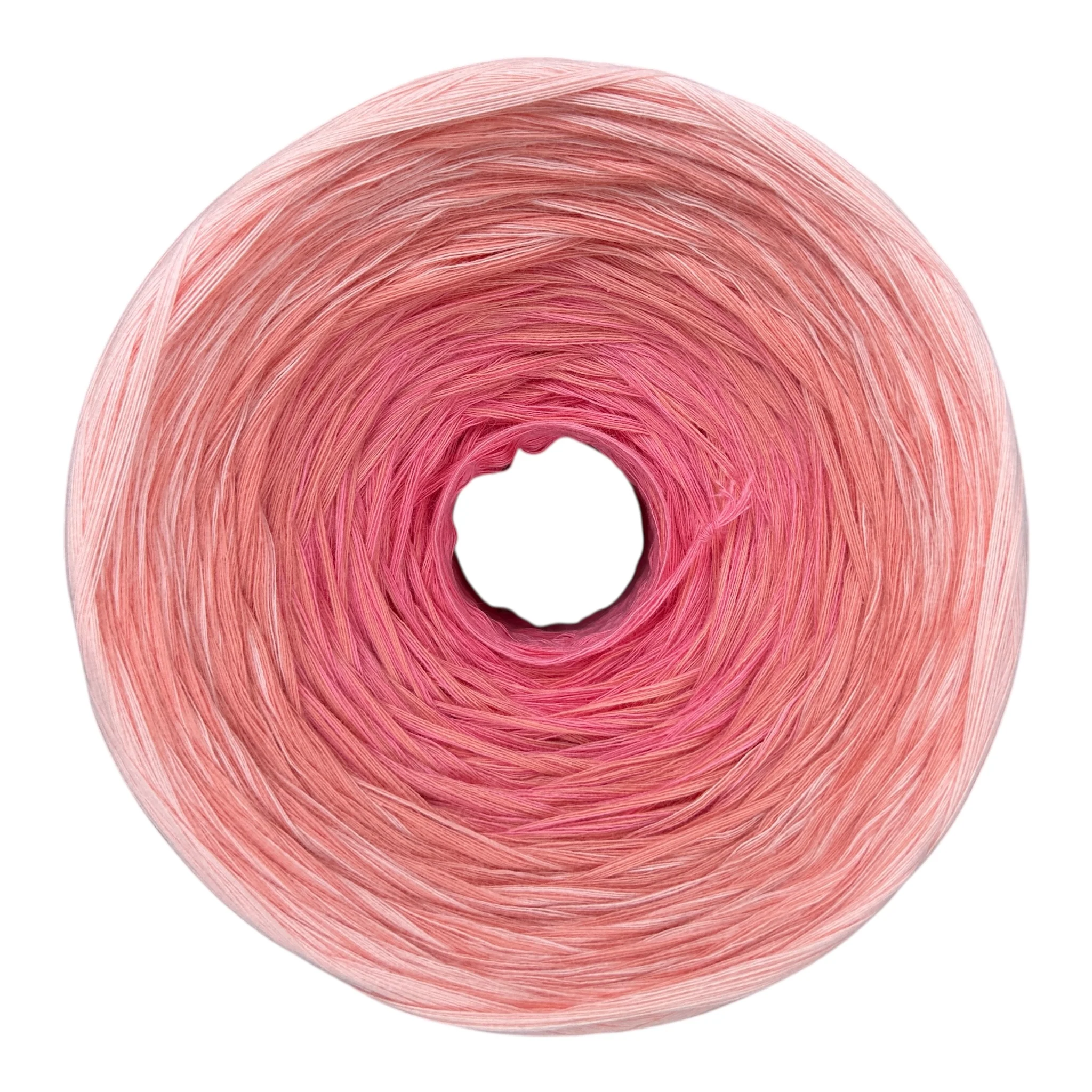 Pink Carnation, 12ply cotton, Gradient Cotton Natural Fiber Yarn - Image 5