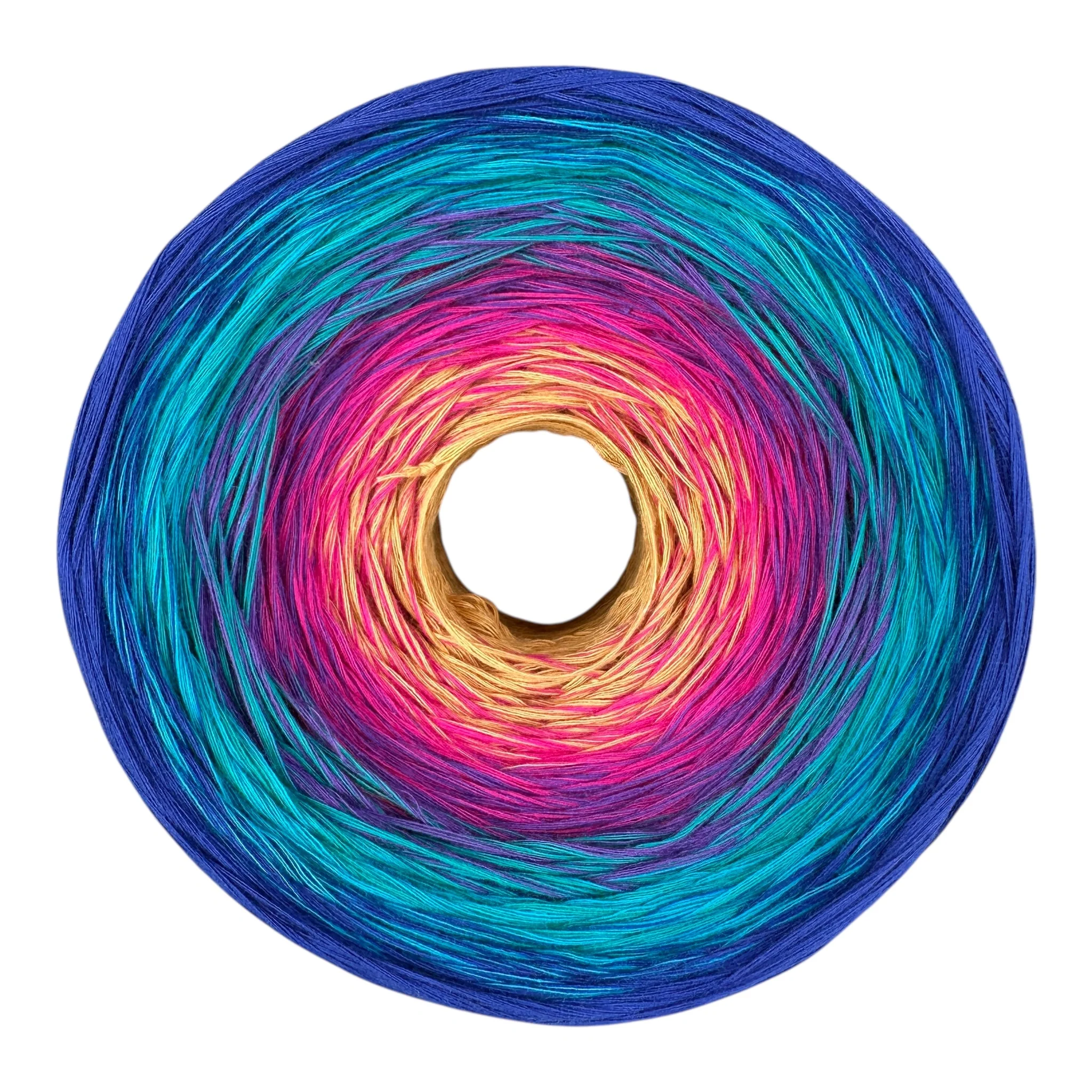 Playful Fleur - de lis, Gradient Cotton Natural Fiber Yarn - Image 3