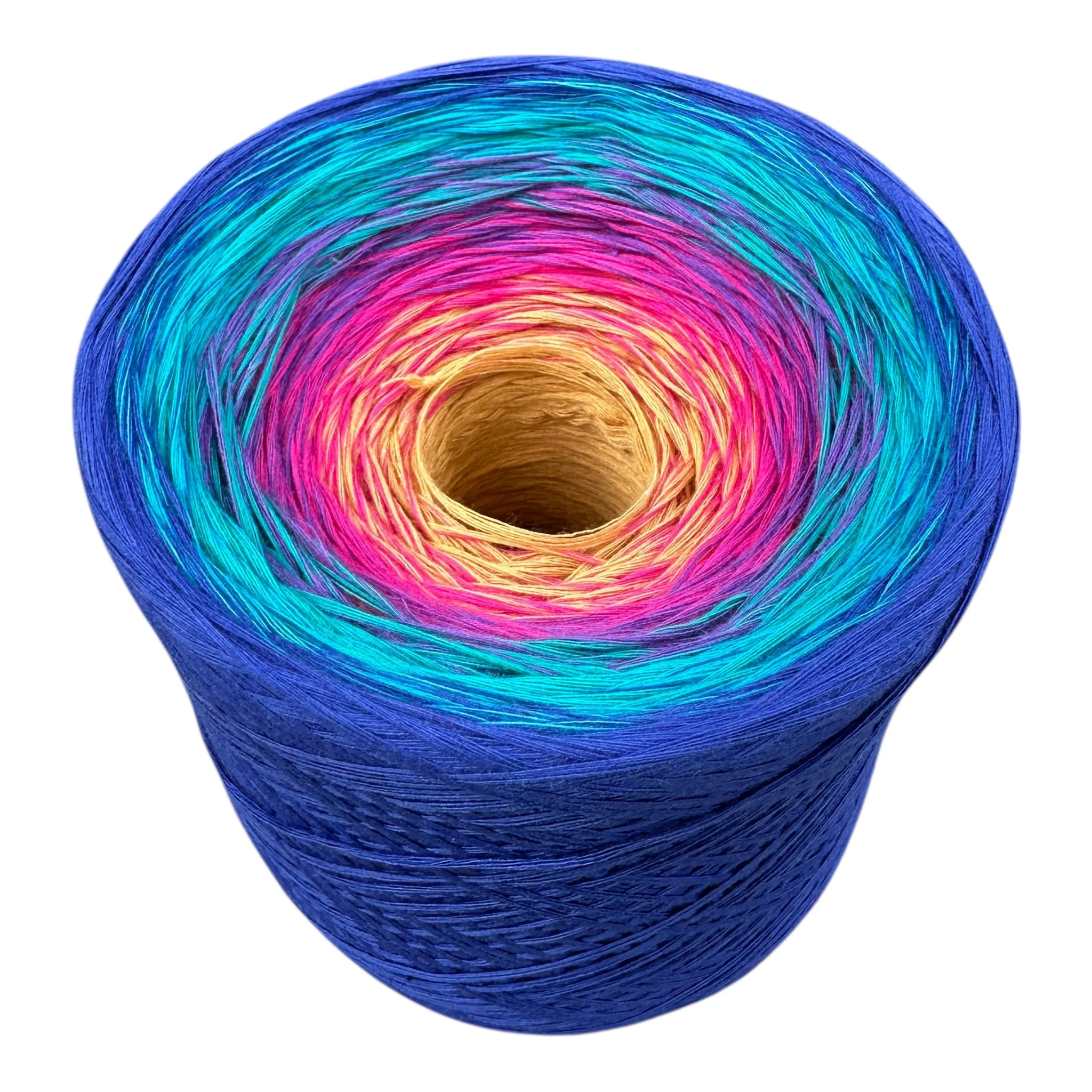 Playful Fleur - de lis, Gradient Cotton Natural Fiber Yarn - Image 4