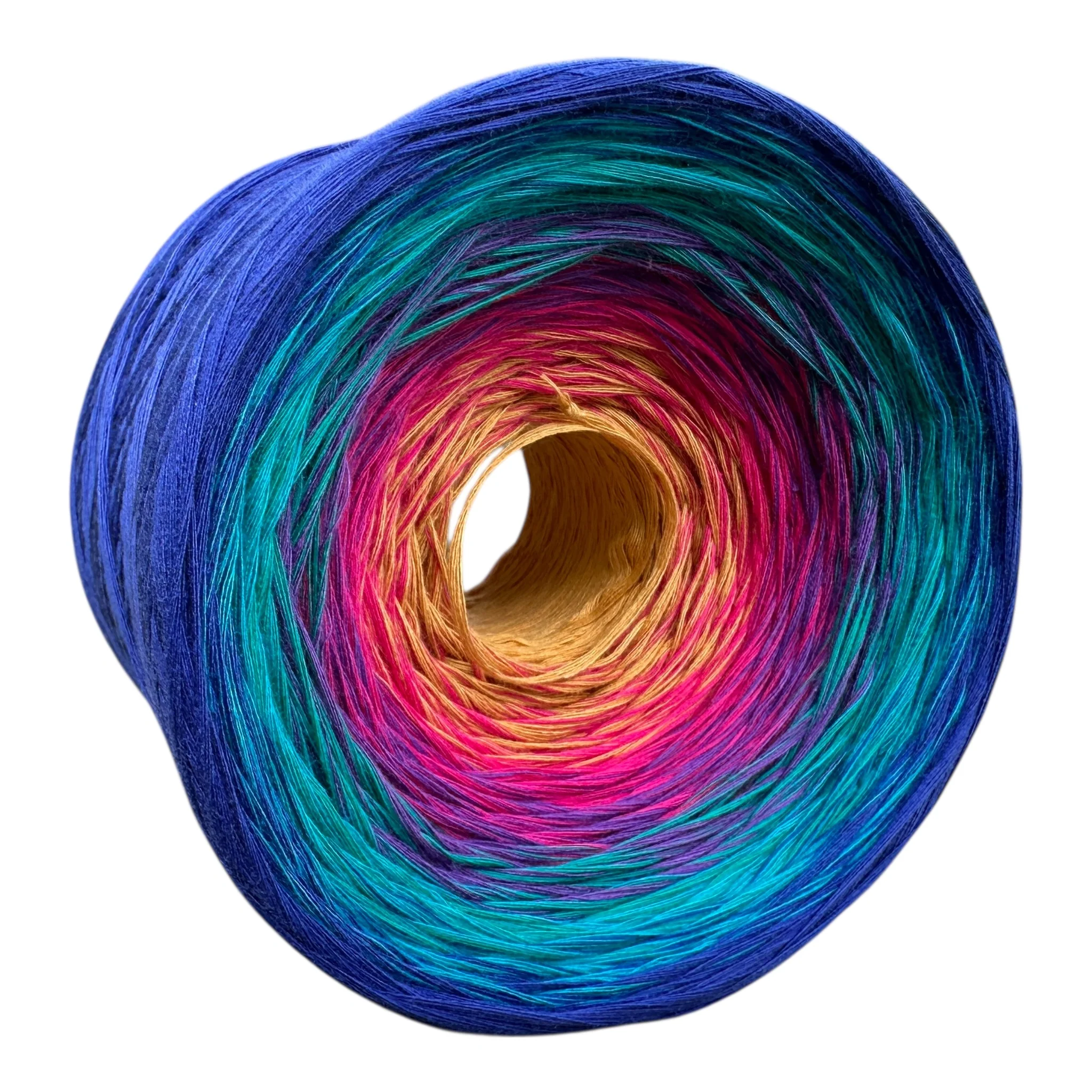 Playful Fleur - de lis, Gradient Cotton Natural Fiber Yarn - Image 5