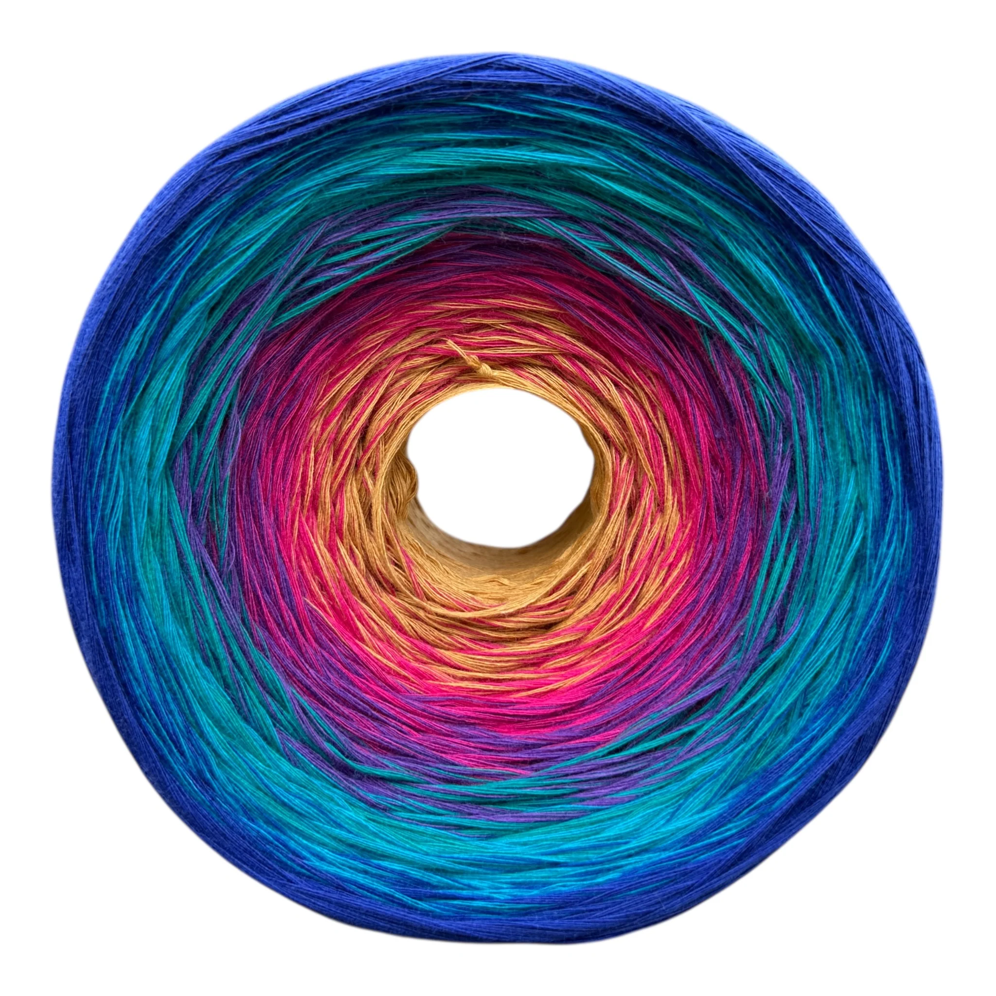 Playful Fleur - de lis, Gradient Cotton Natural Fiber Yarn - Image 6