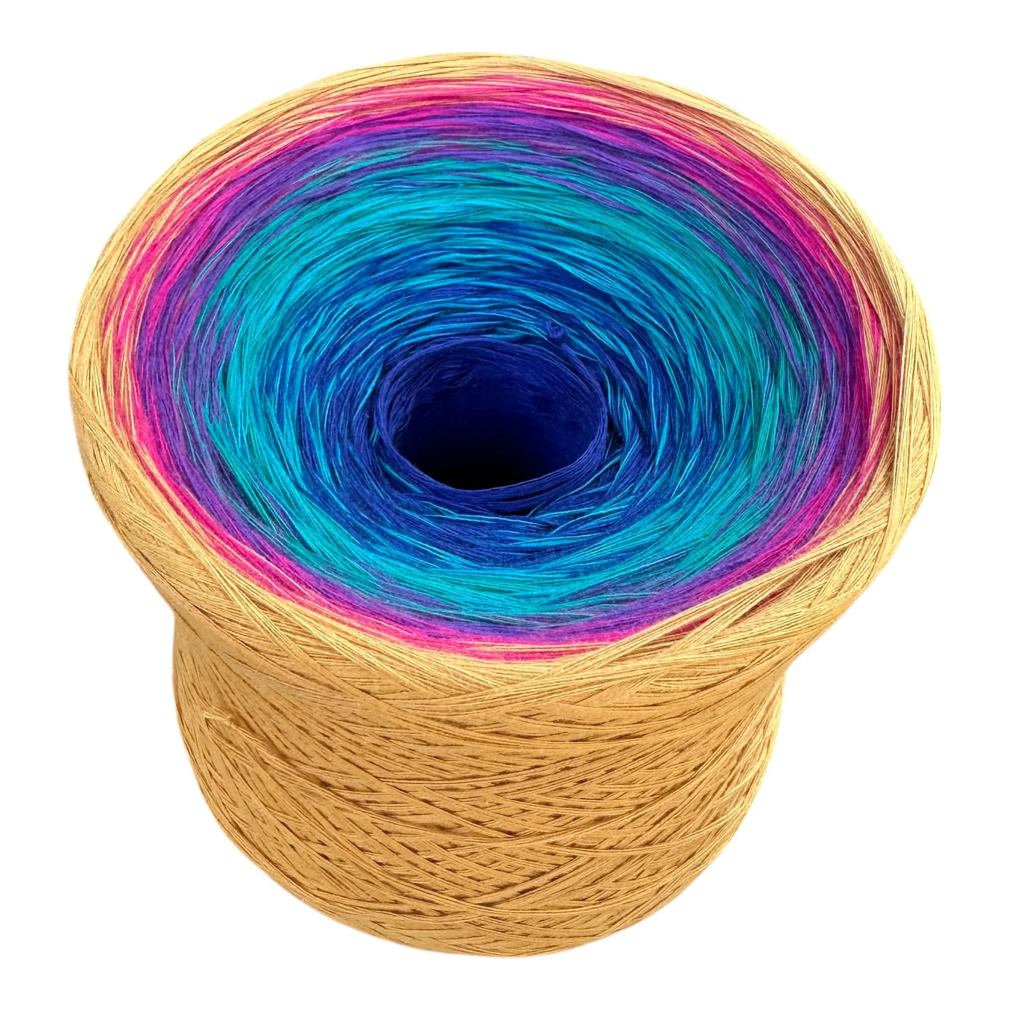 Playful Fleur - de lis, Gradient Cotton Natural Fiber Yarn - Image 8