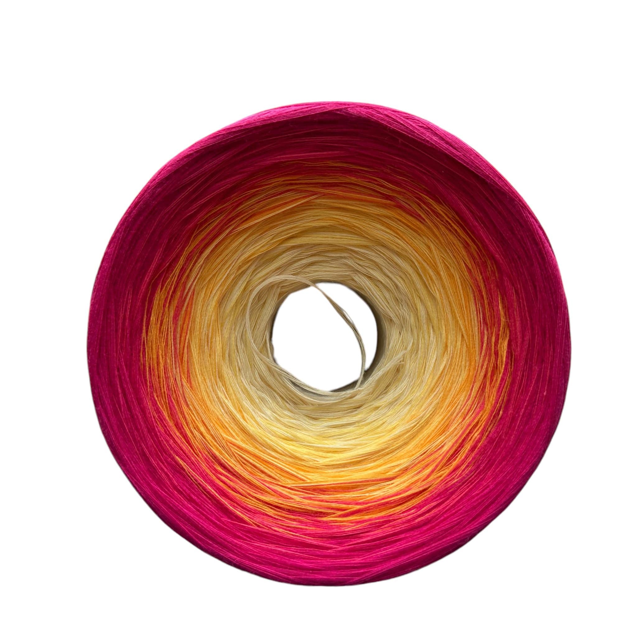 Positive Pink, Gradient Cotton Natural Fiber Yarn - Image 4