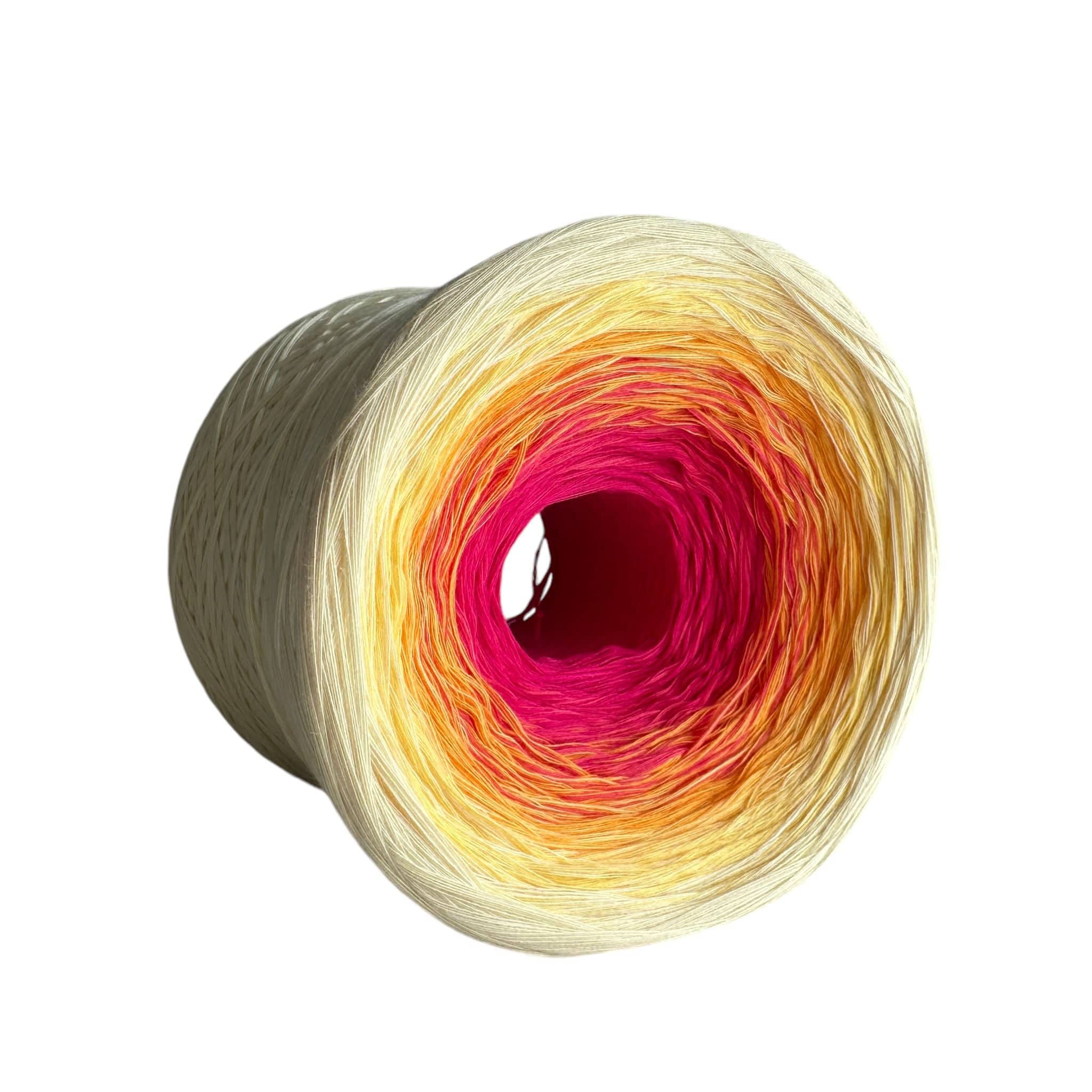 Positive Pink, Gradient Cotton Natural Fiber Yarn - Image 6