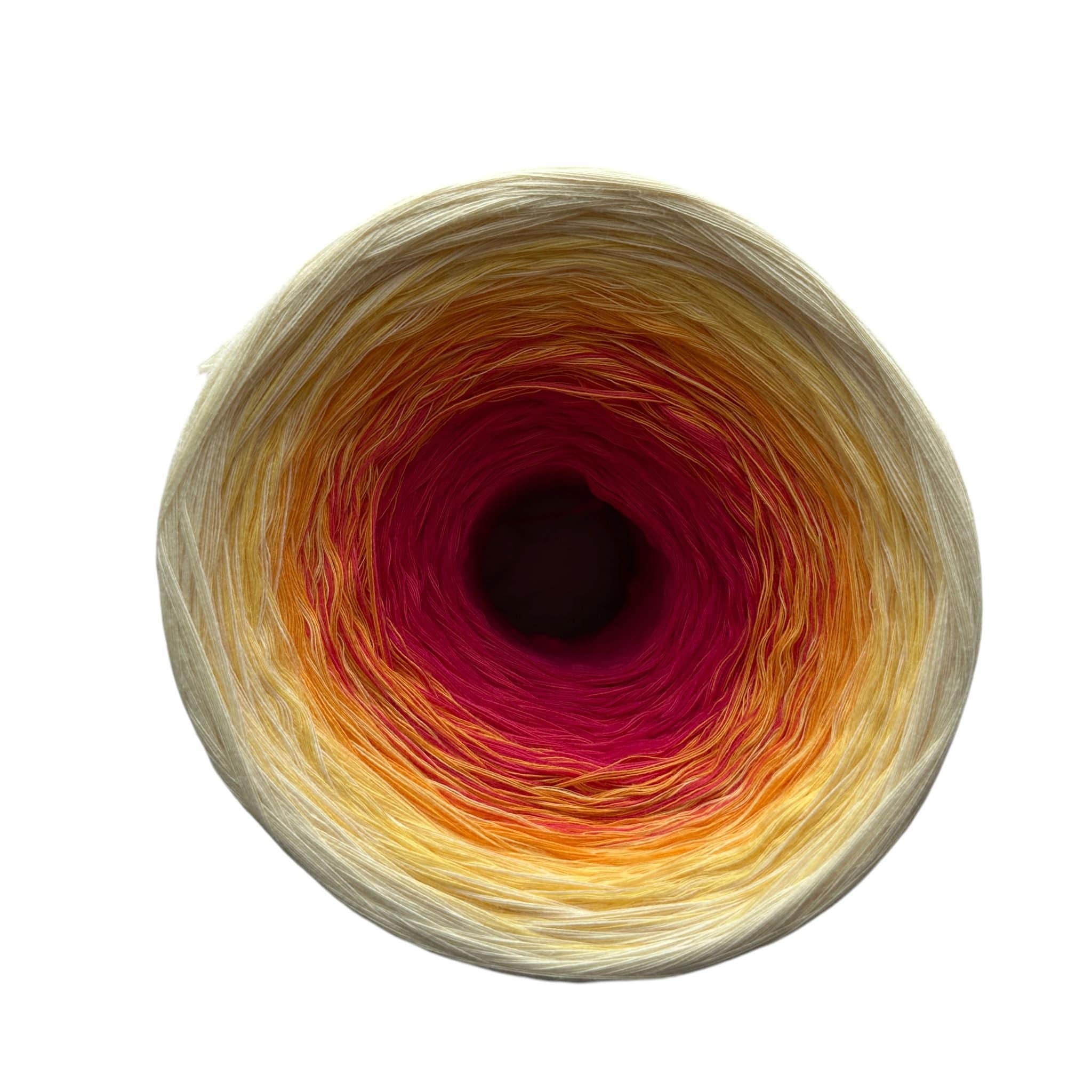Positive Pink, Gradient Cotton Natural Fiber Yarn - Image 9