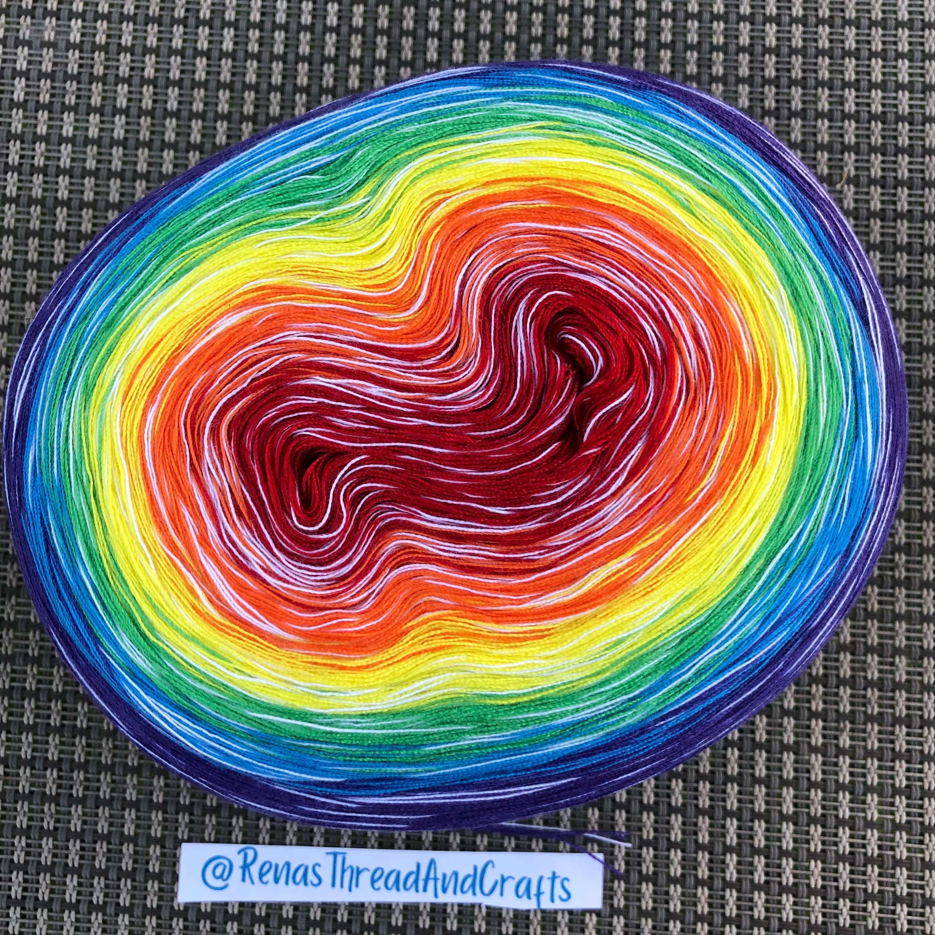 Rainbow Polyester  Gradient Cake Yarn - Image 10