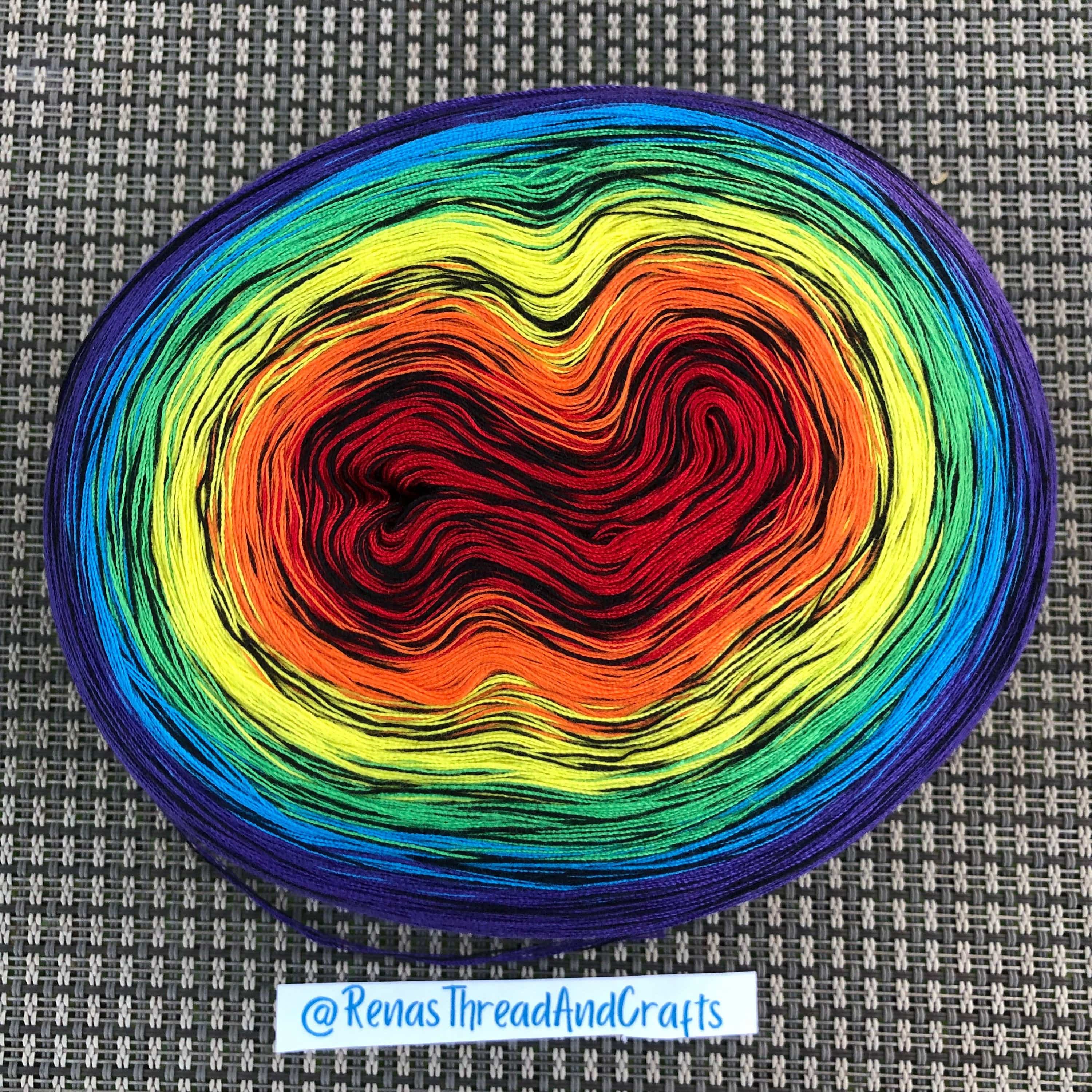 Rainbow Polyester  Gradient Cake Yarn - Image 11