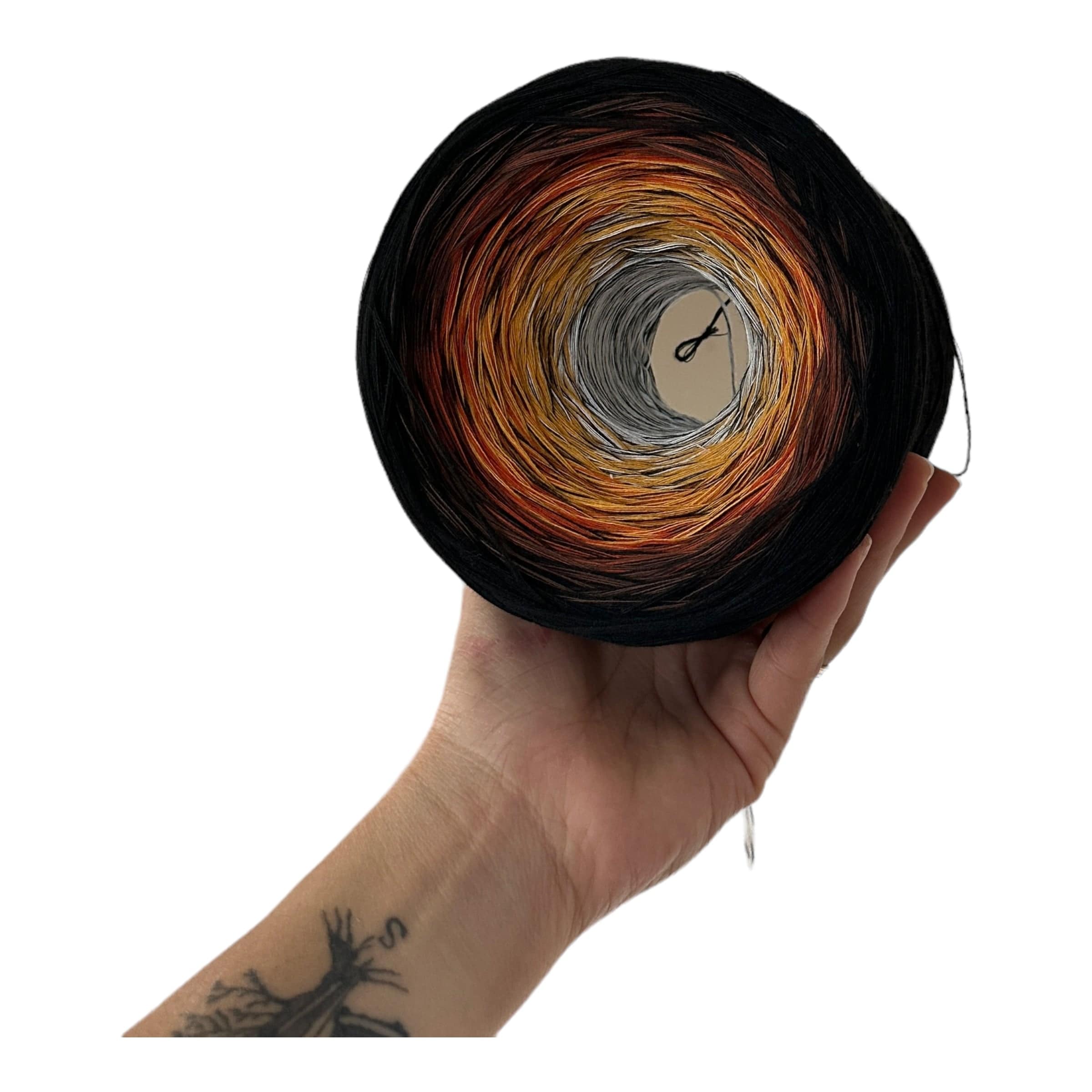 Rare Amber Inspired Gradient Cotton Natural Fiber Yarn - Image 5