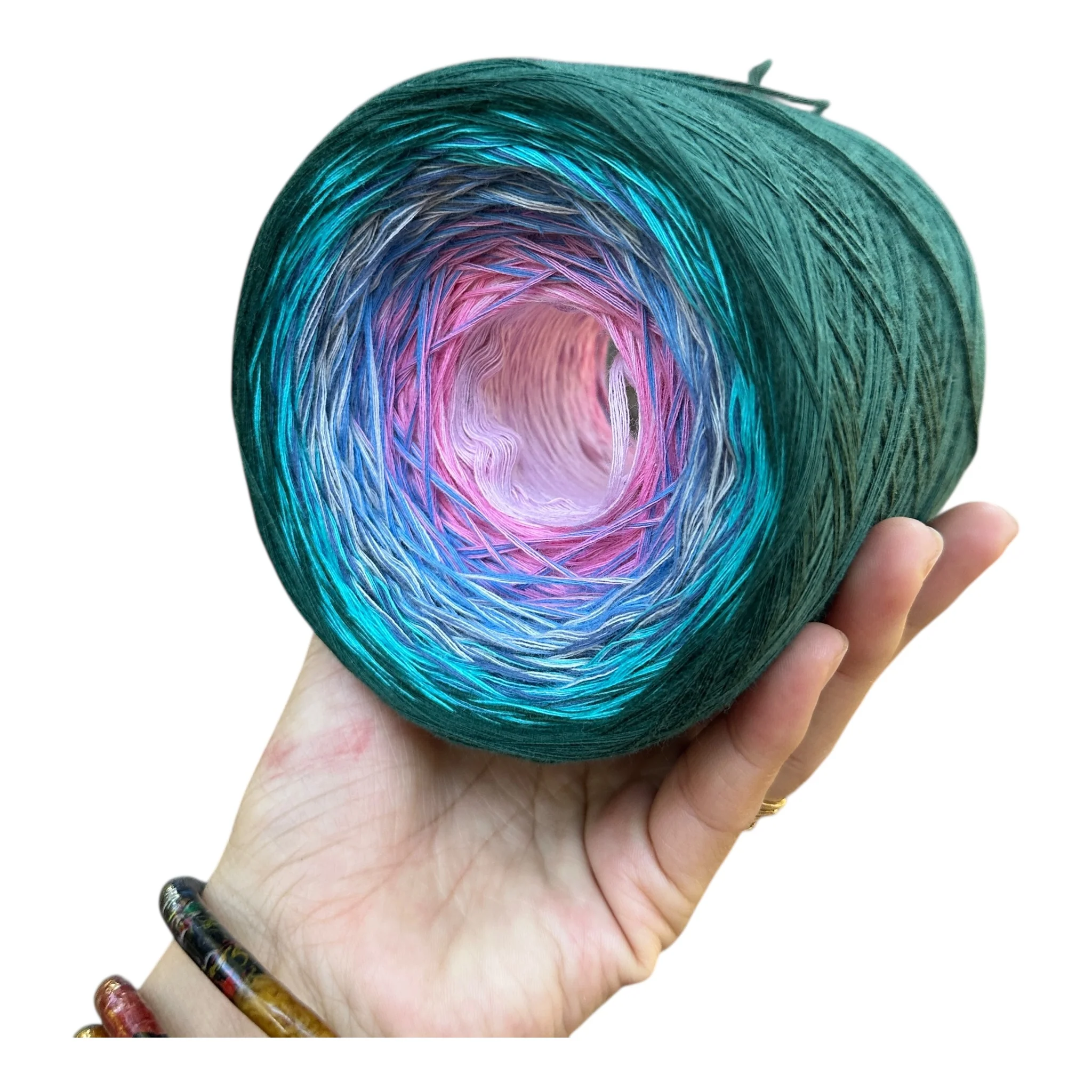 Sakura Dream, Gradient Cotton Natural Fiber Yarn - Image 8