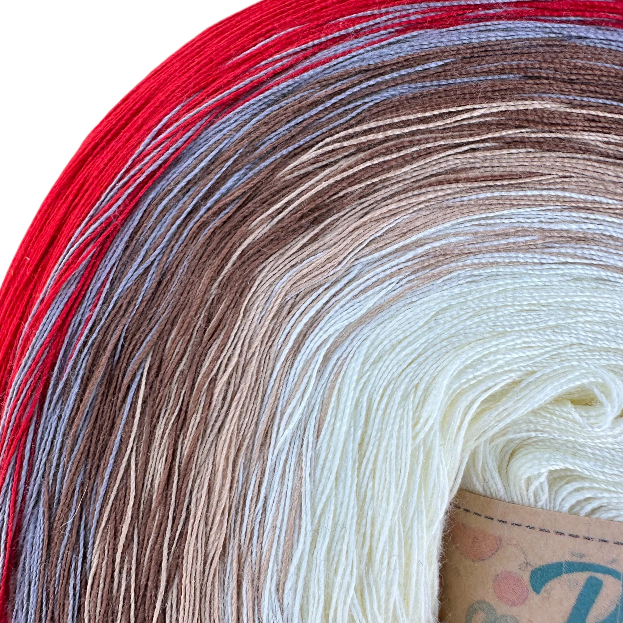 Scarlet, Polyester Gradient Yarn - Image 4