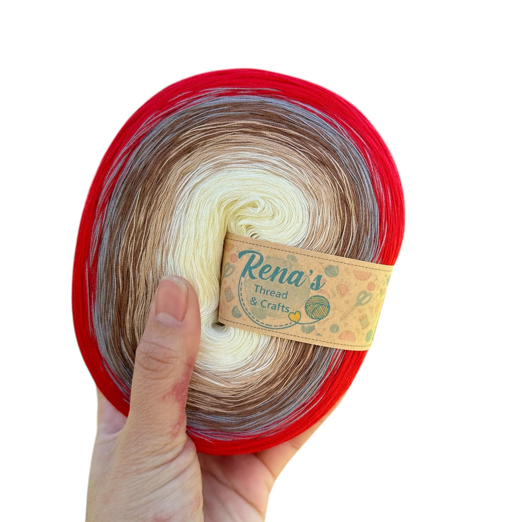 Scarlet, Polyester Gradient Yarn - Image 5