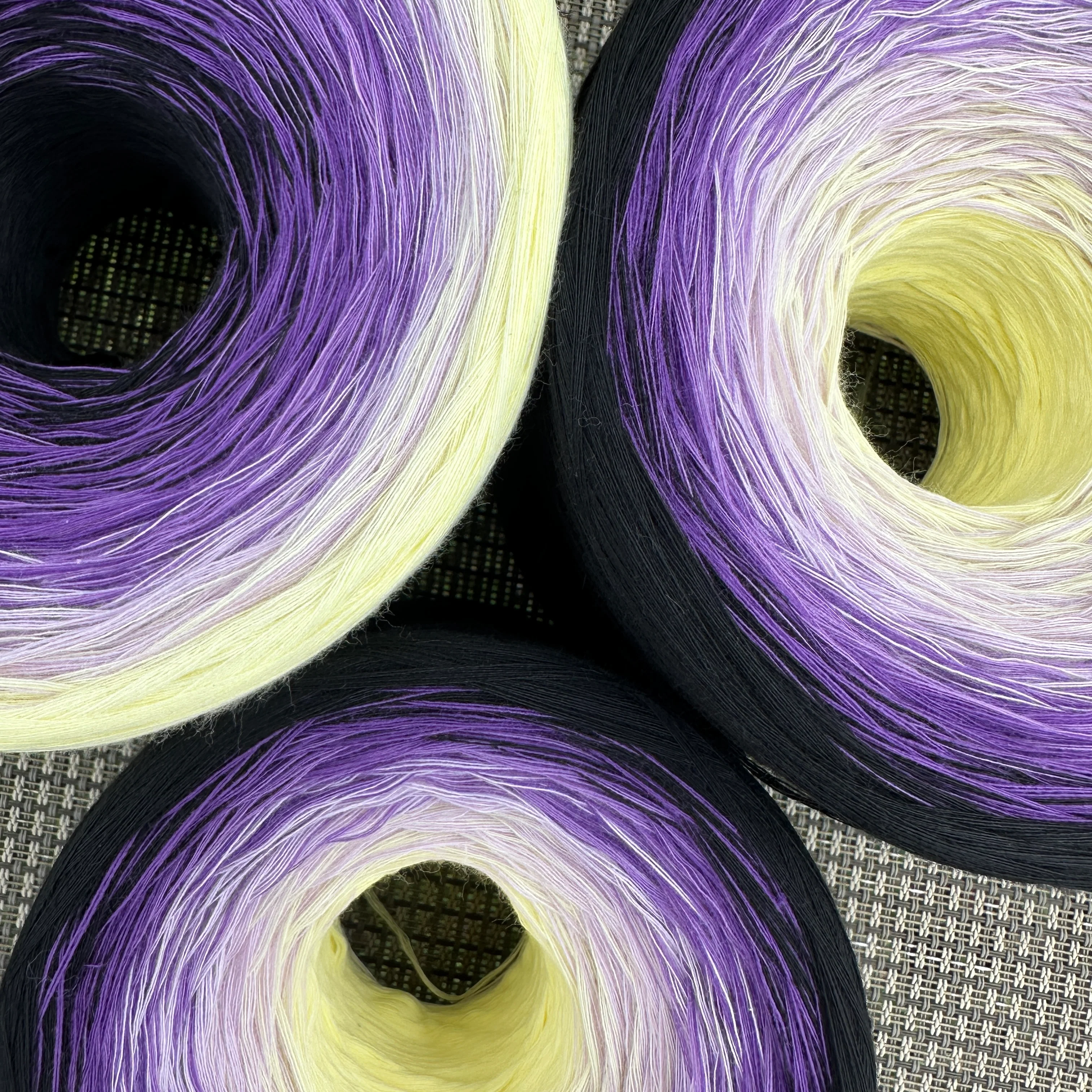 September - Aster, Gradient Cotton Natural Fiber Yarn - Image 12