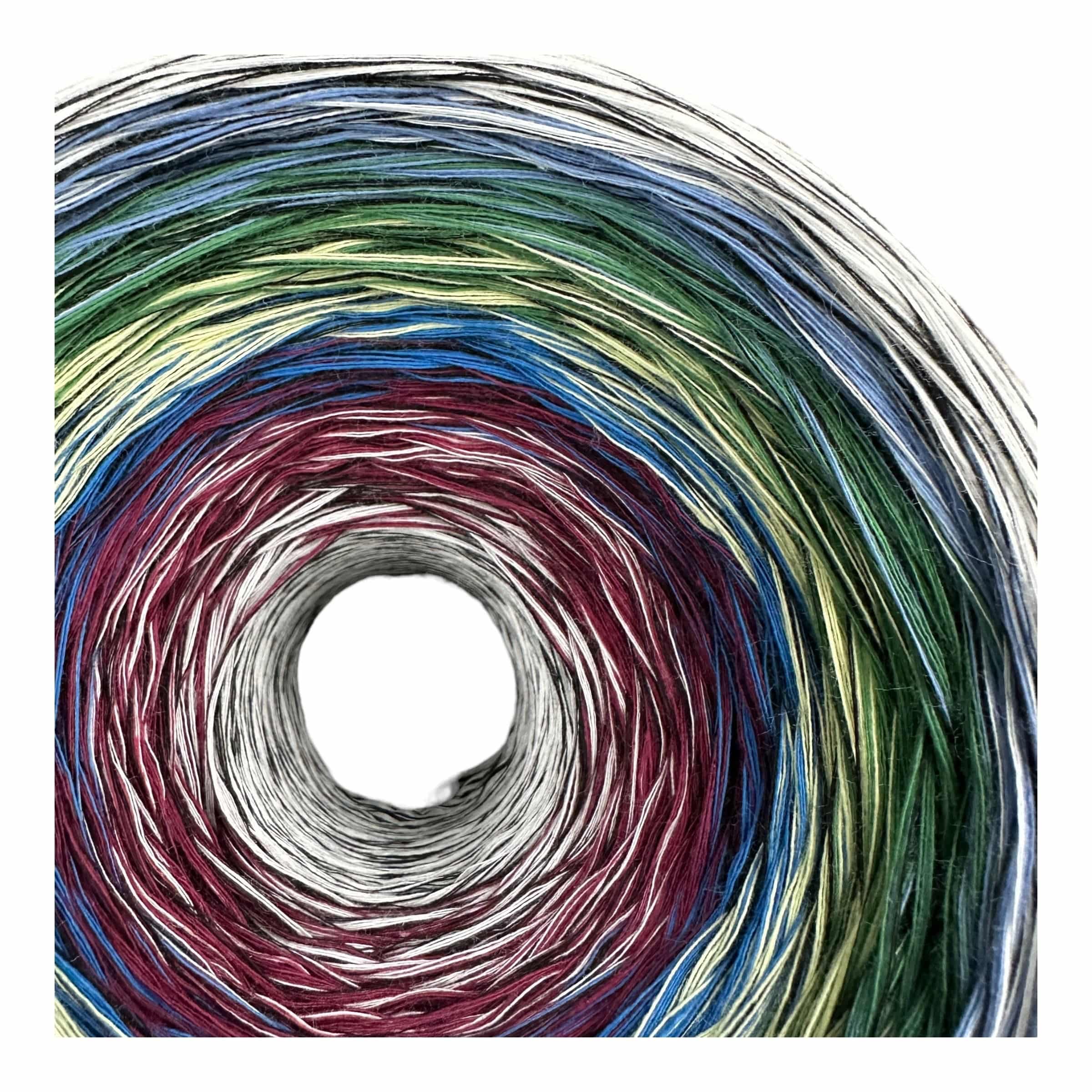 Stained Glass V4 Gradient Cotton Natural Fiber Yarn - Image 6