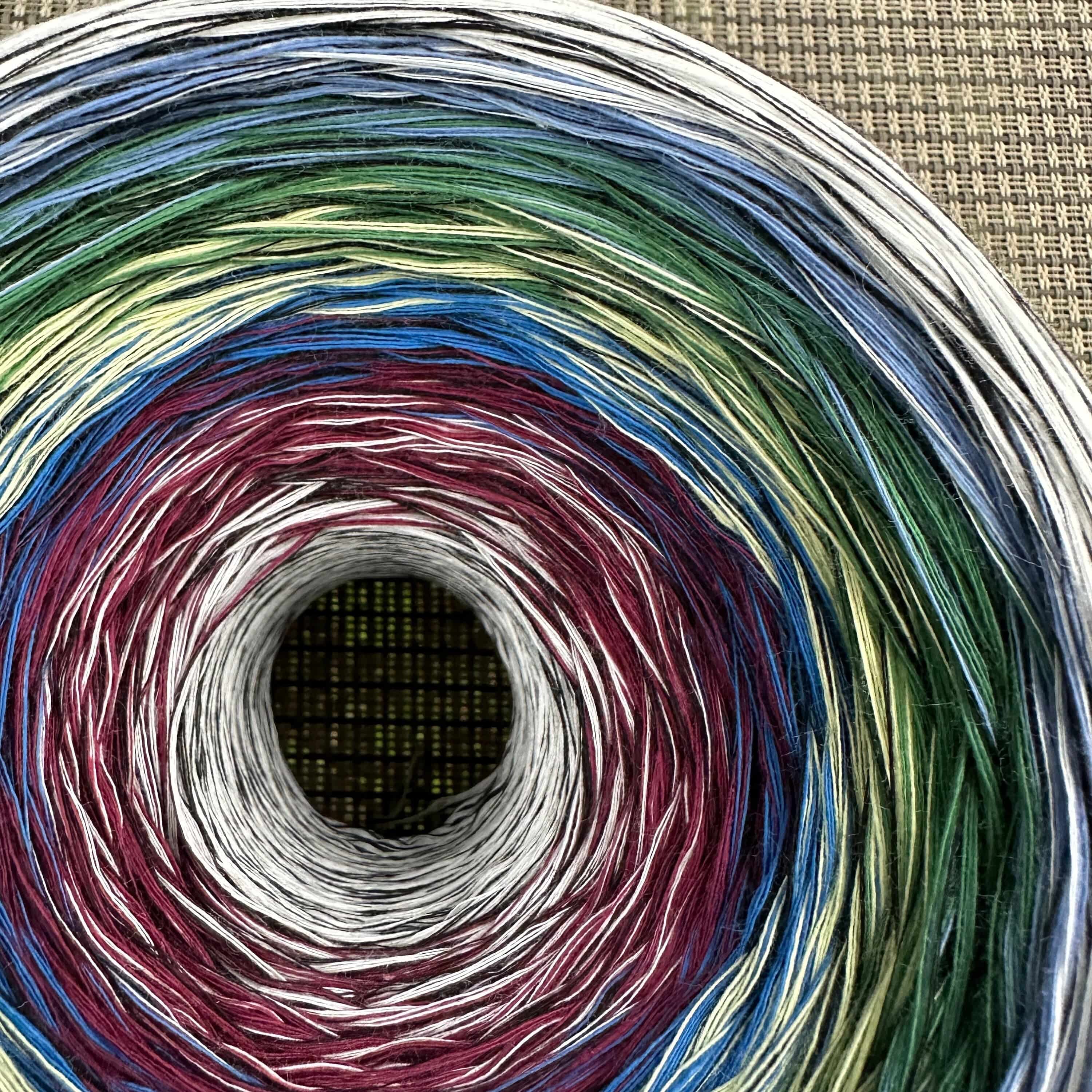 Stained Glass V4 Gradient Cotton Natural Fiber Yarn - Image 7