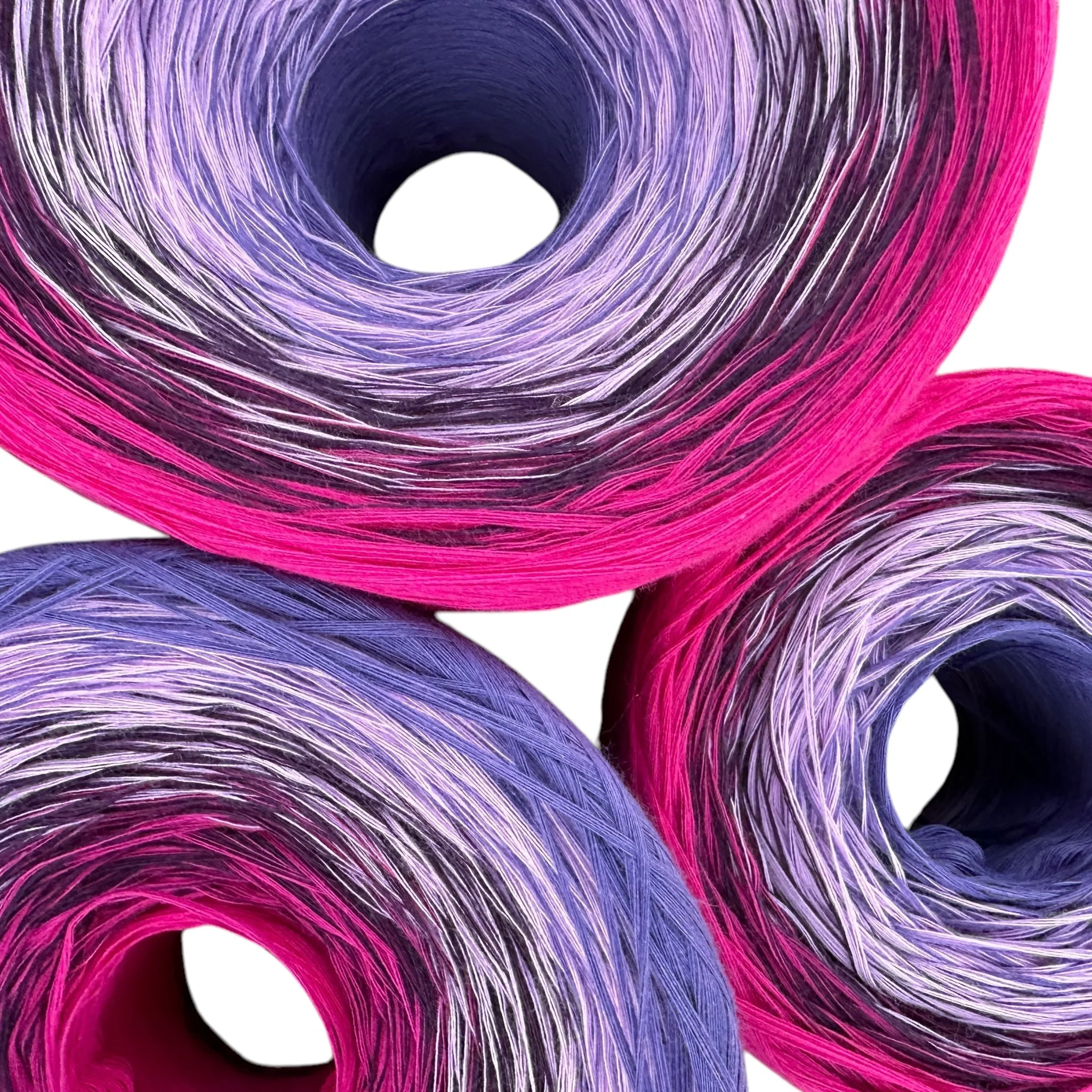 Sweet Pea, April Birth Flower, Gradient Cotton Natural Fiber Yarn - Image 9