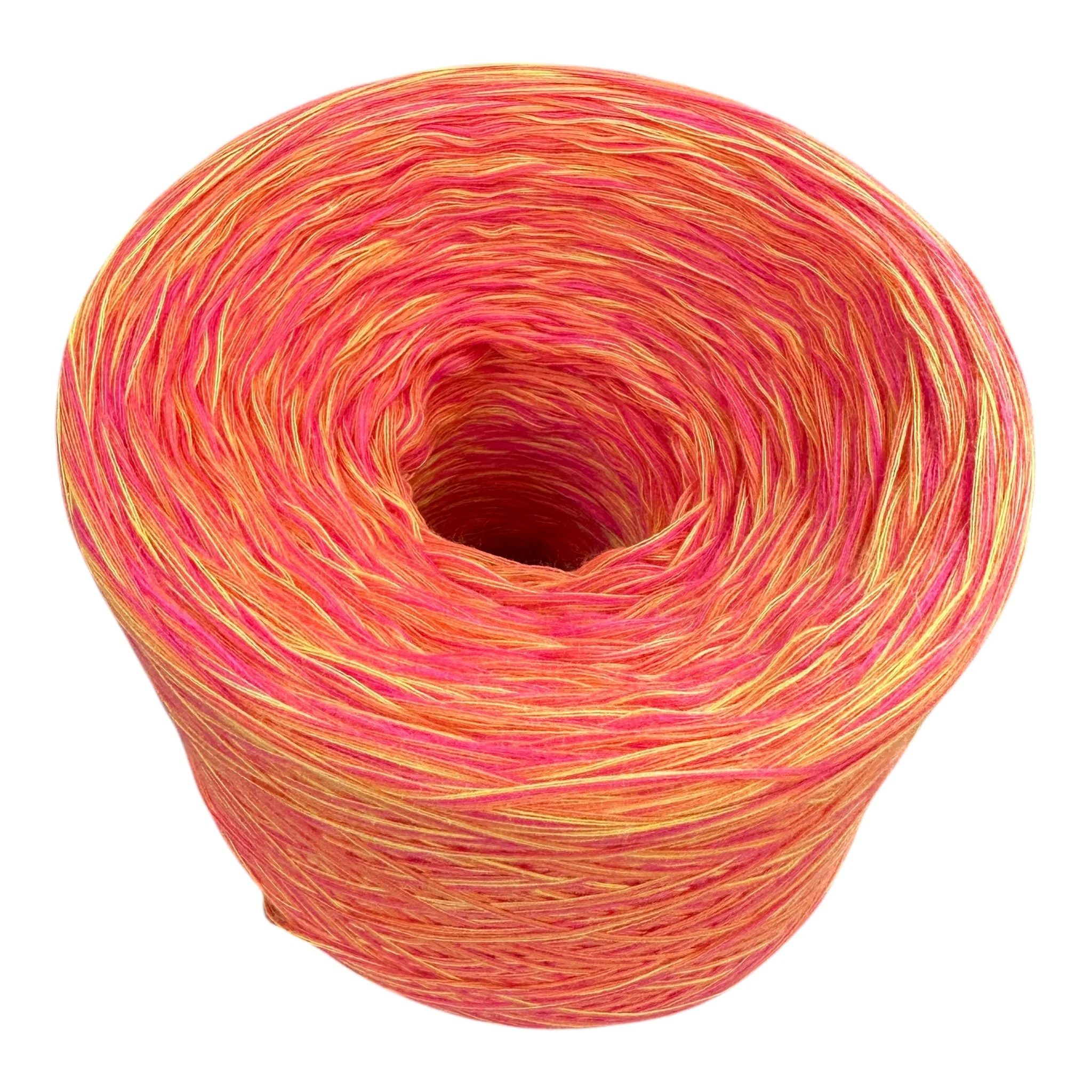 Tahitian Punch , Variegated Cotton Natural Fiber Yarn - Image 3