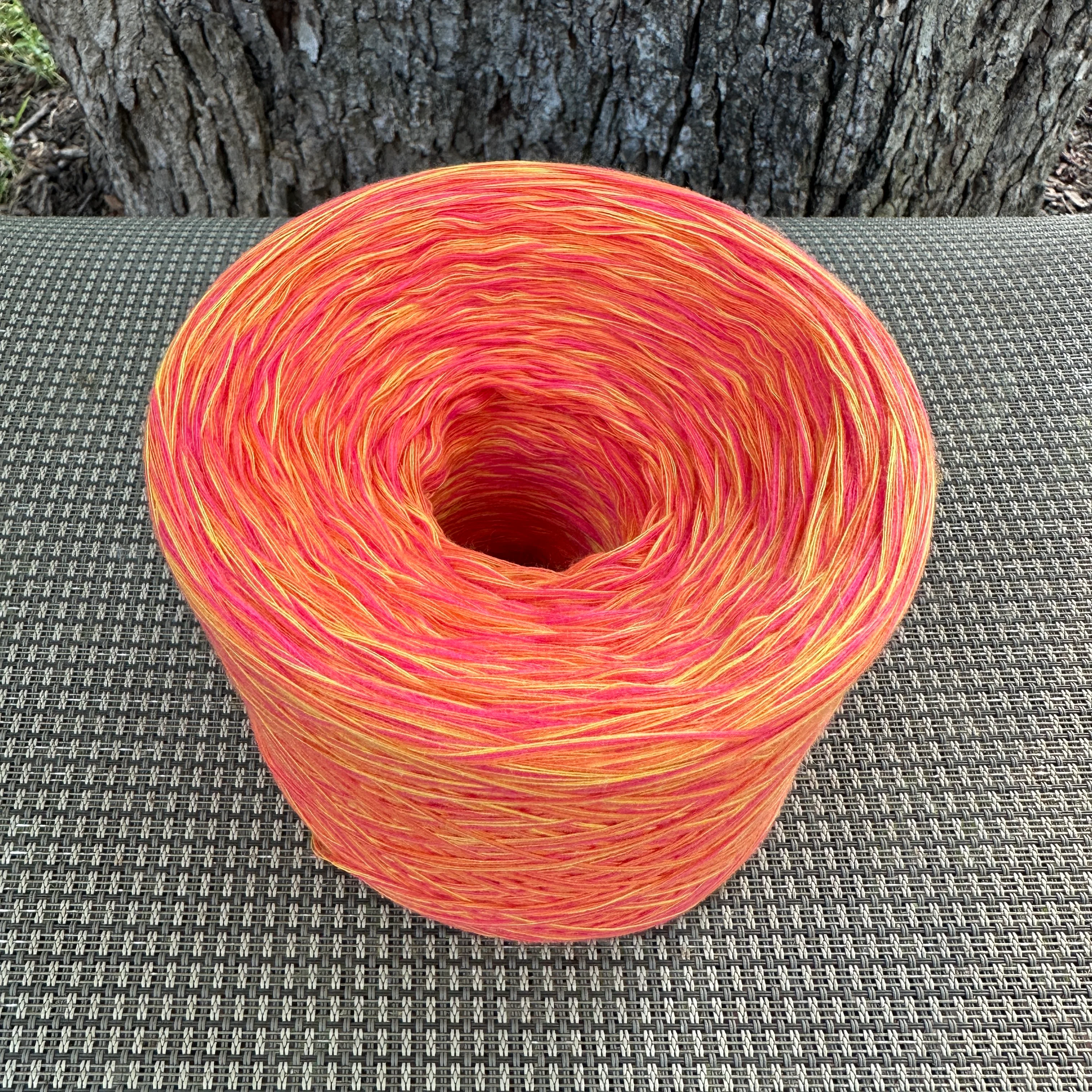 Tahitian Punch , Variegated Cotton Natural Fiber Yarn - Image 5