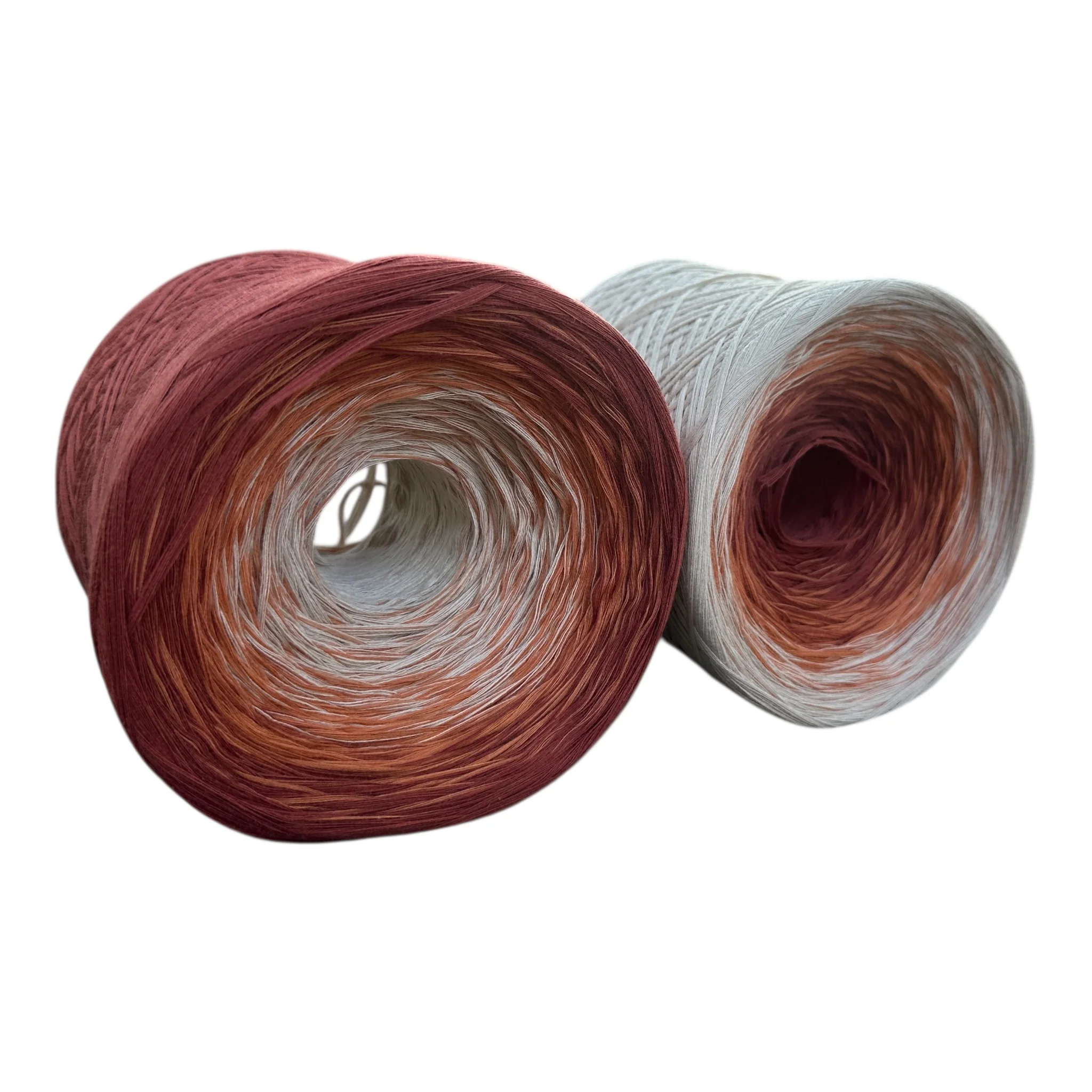 Terracotta, 12ply cotton, Ombre Cotton Natural Fiber Yarn - Image 2
