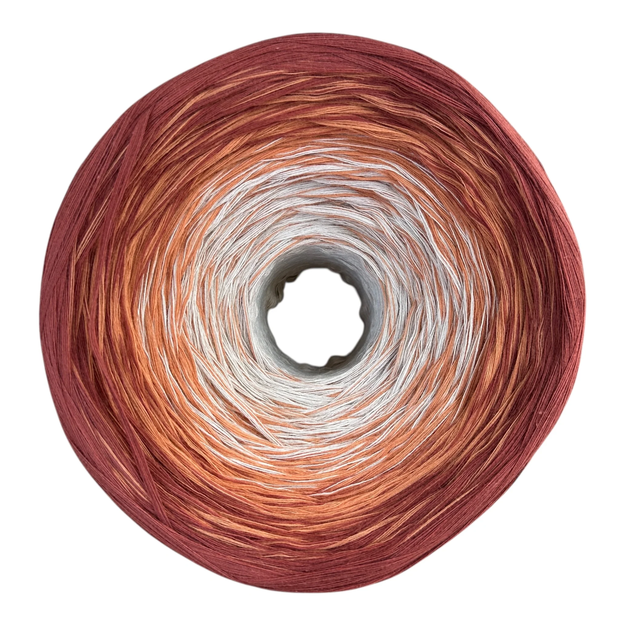 Terracotta, 12ply cotton, Ombre Cotton Natural Fiber Yarn - Image 3