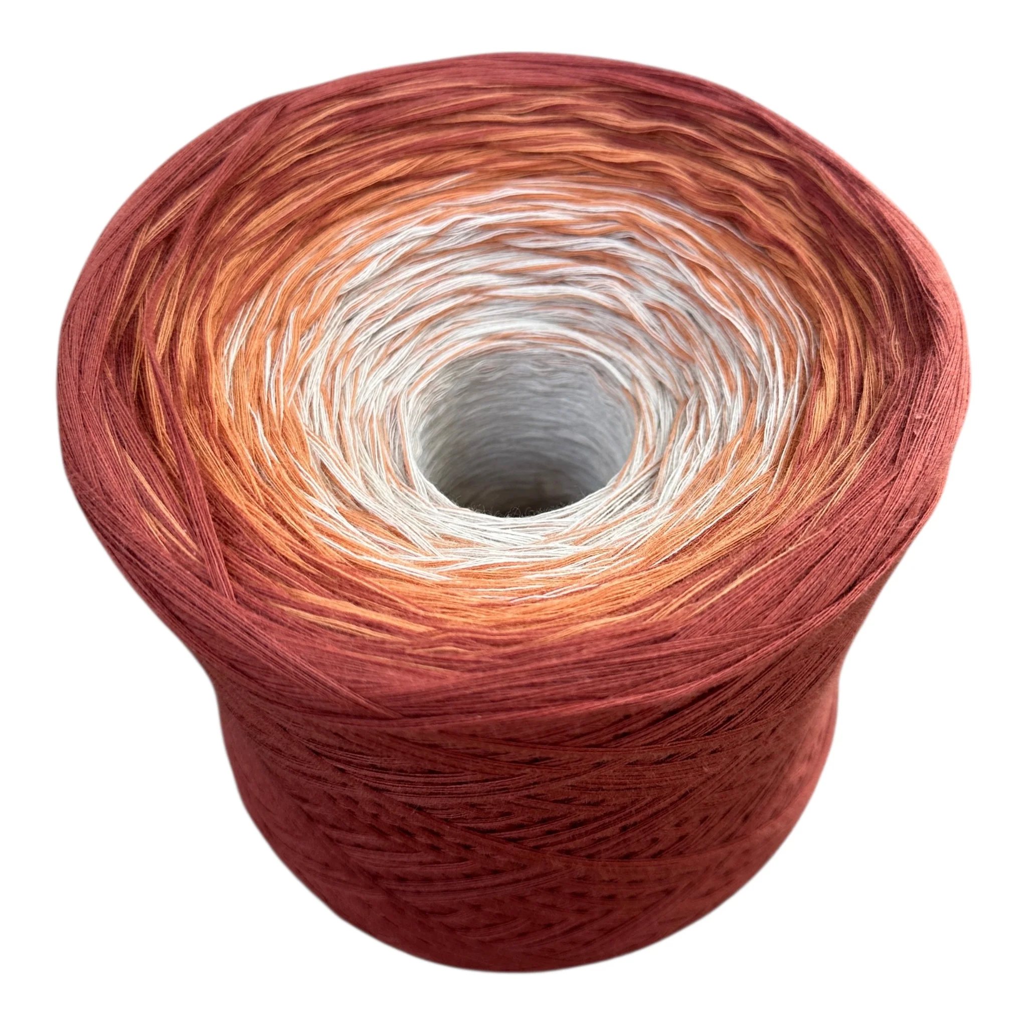 Terracotta, 12ply cotton, Ombre Cotton Natural Fiber Yarn - Image 5