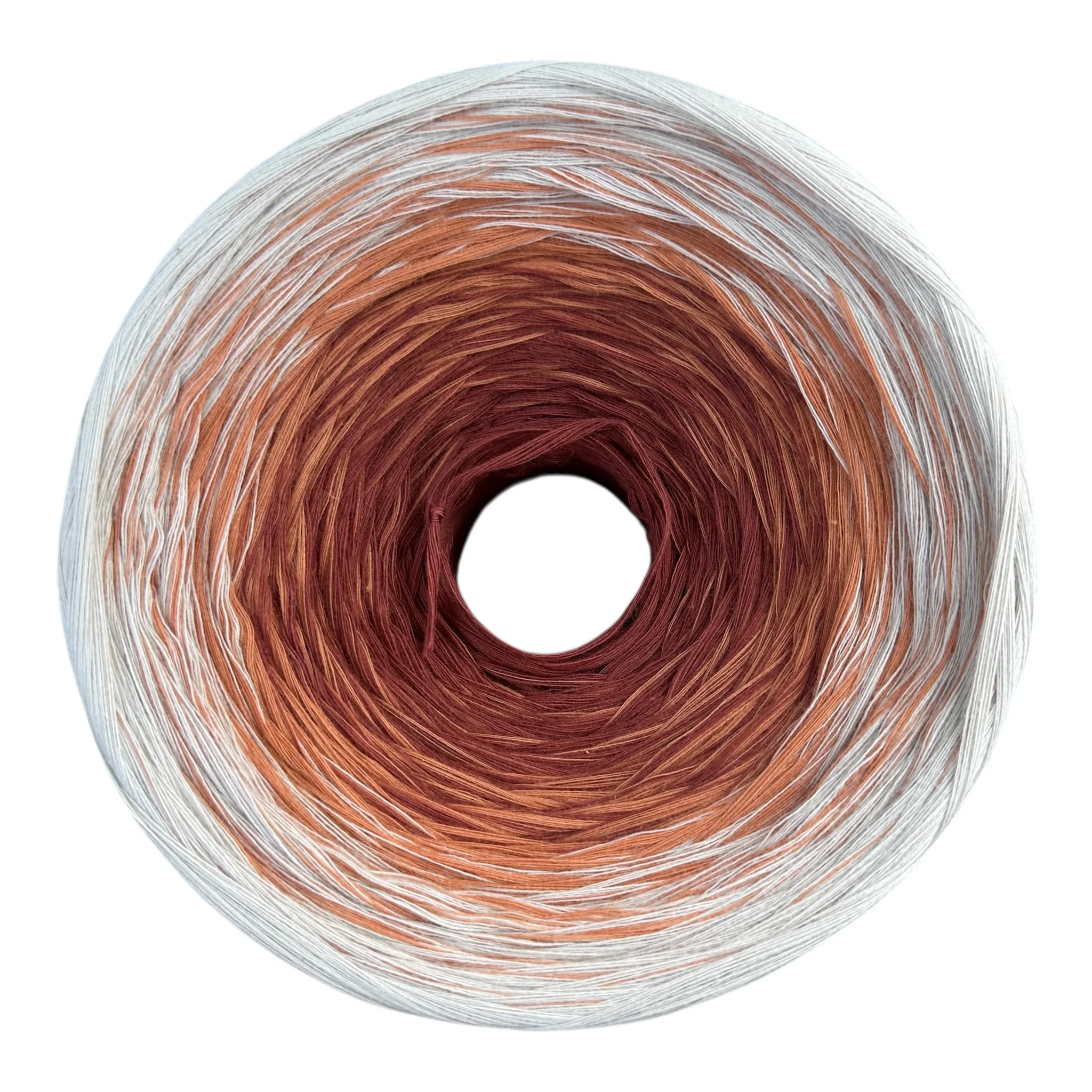 Terracotta, 12ply cotton, Ombre Cotton Natural Fiber Yarn - Image 6