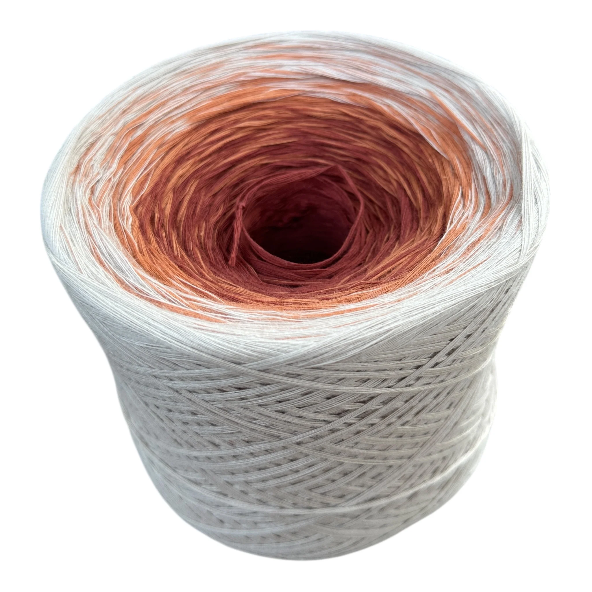 Terracotta, 12ply cotton, Ombre Cotton Natural Fiber Yarn - Image 8