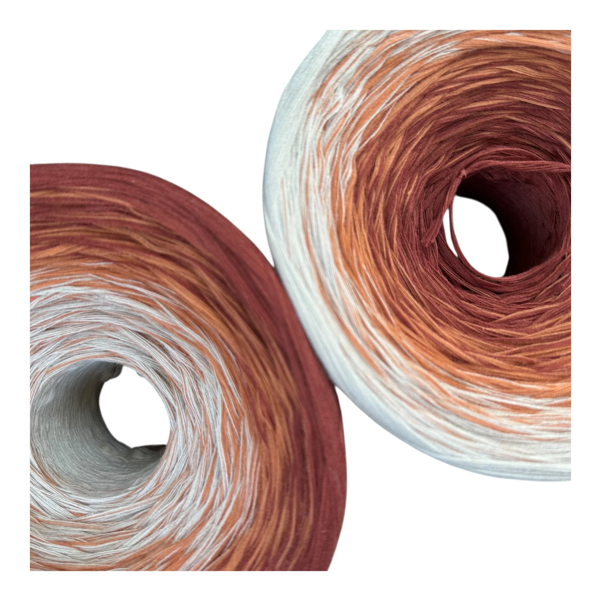 Terracotta, 12ply cotton, Ombre Cotton Natural Fiber Yarn - Image 9