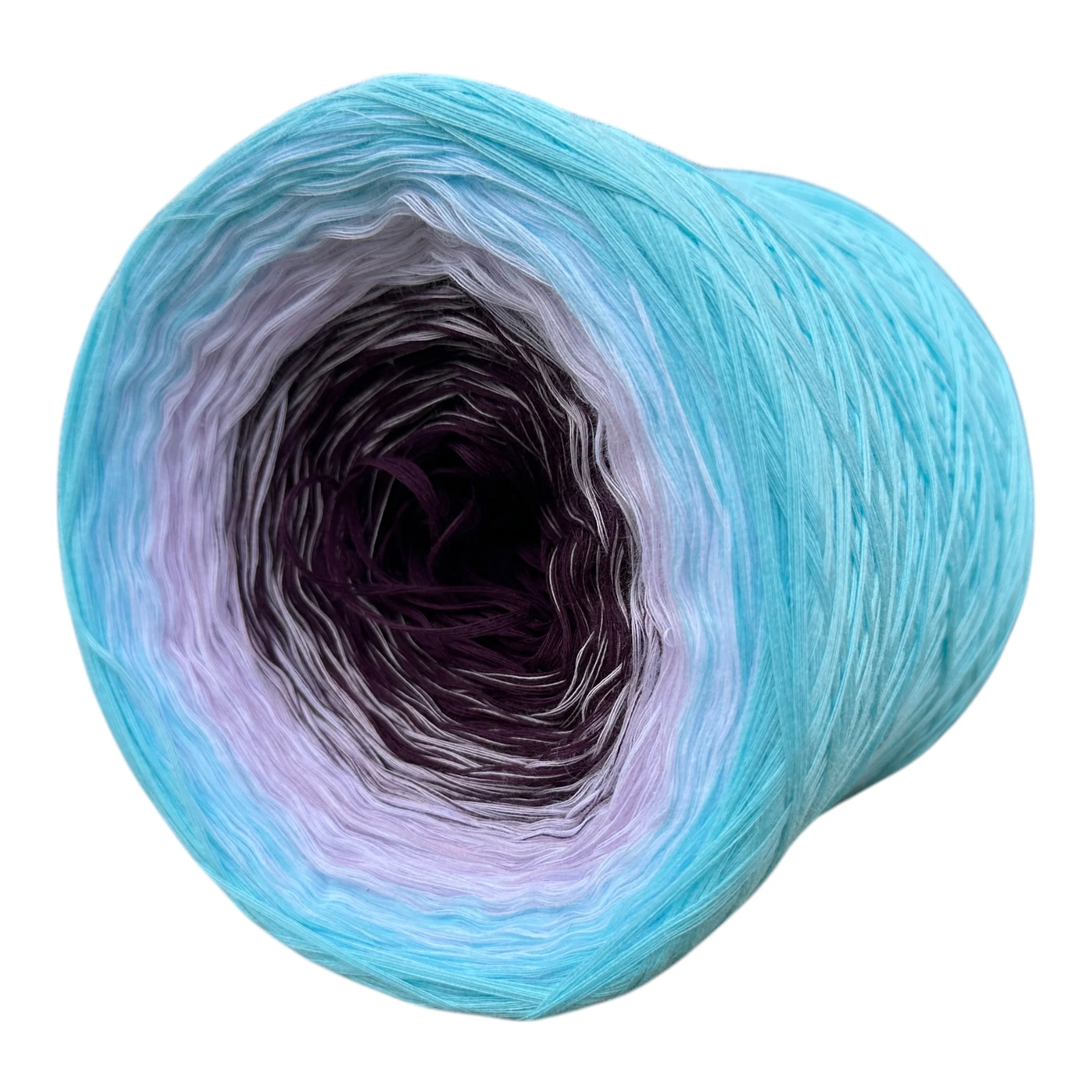 Tied With Love : Aqua & Plum, Gradient Yarn - Image 4