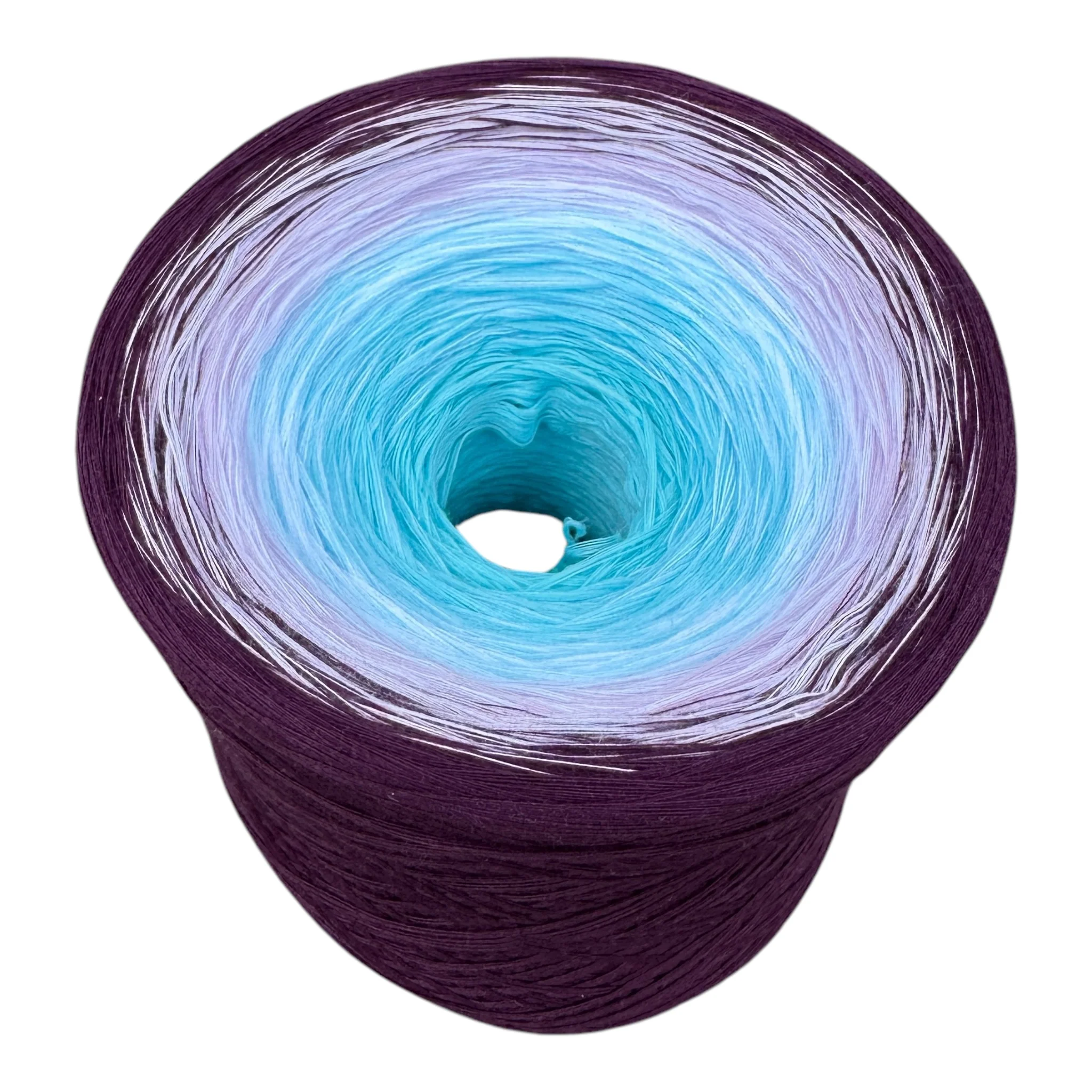 Tied With Love : Aqua & Plum, Gradient Yarn - Image 5