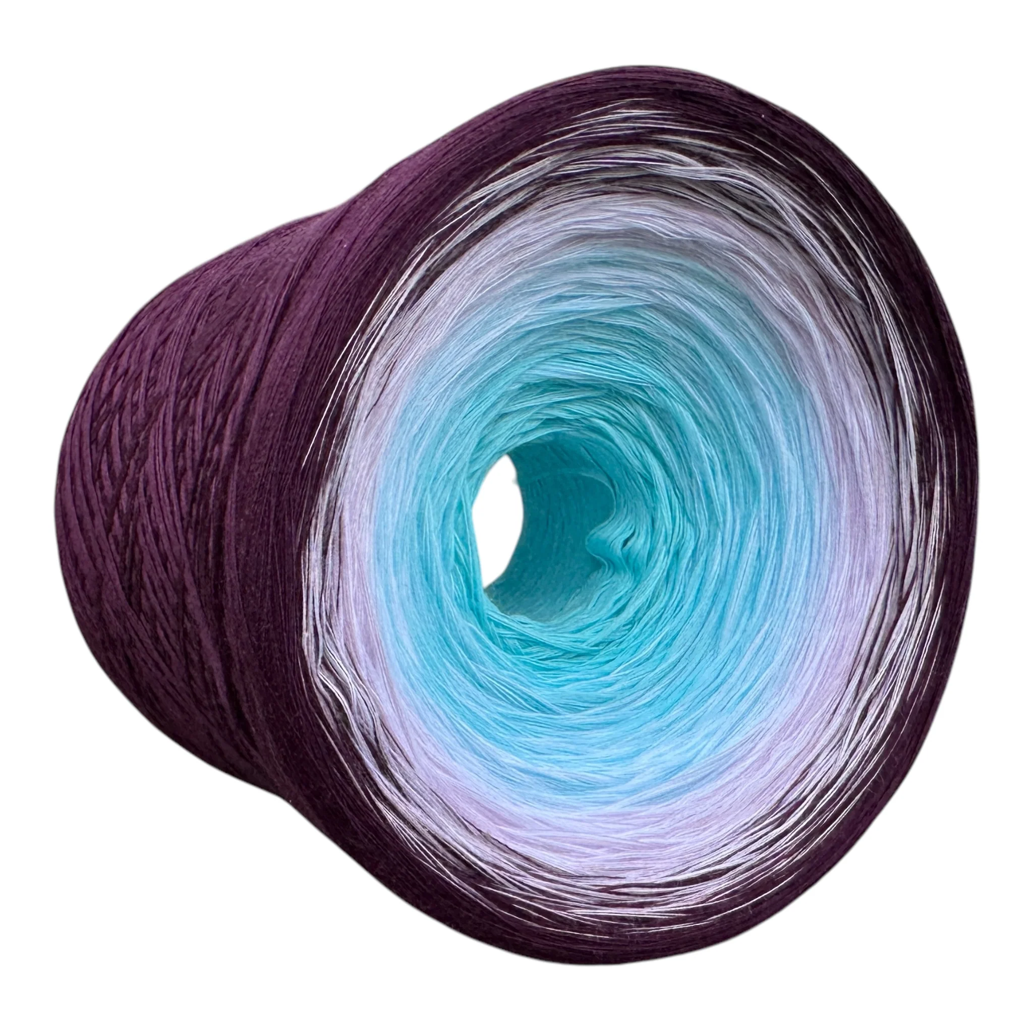Tied With Love : Aqua & Plum, Gradient Yarn - Image 6