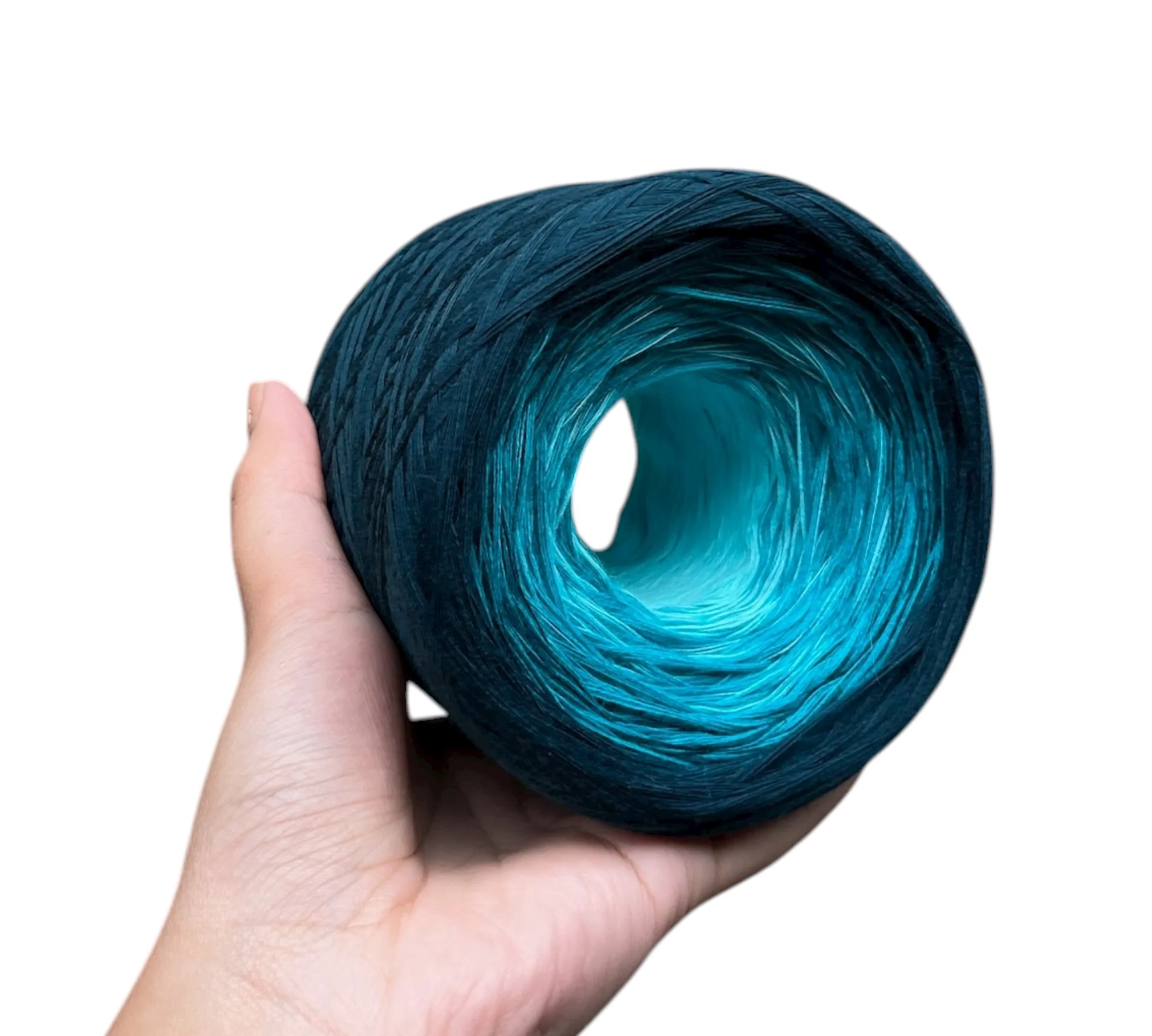 Trust the Flow, Gradient Cotton Natural Fiber Yarn - Image 9